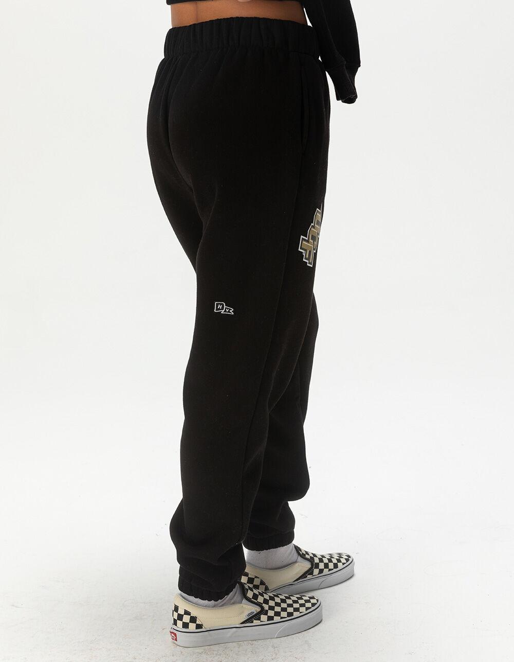 HYPE AND VICE University of Central Florida Womens Sweatpants - BLACK Product Image