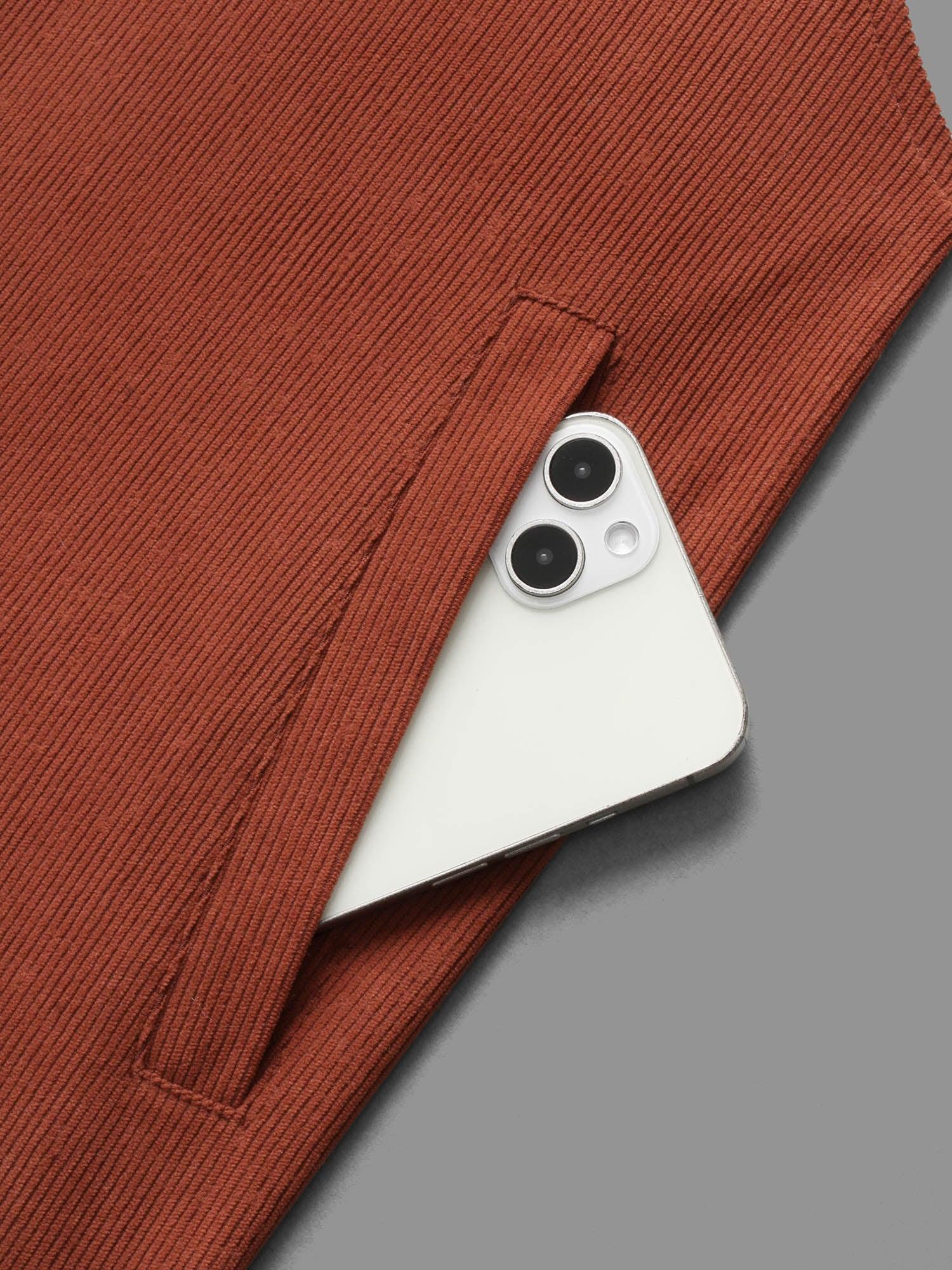 Solid Corduroy Wide Leg Overall Female Product Image