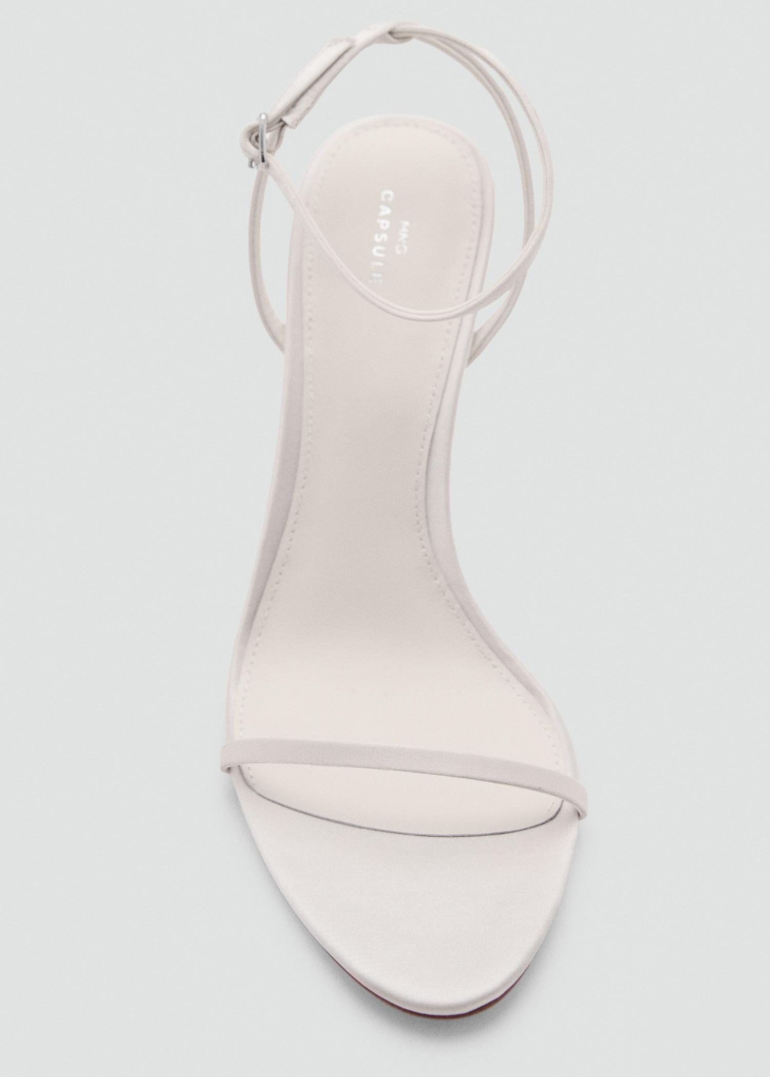 Heel leather sandals - Women | MANGO USA Product Image