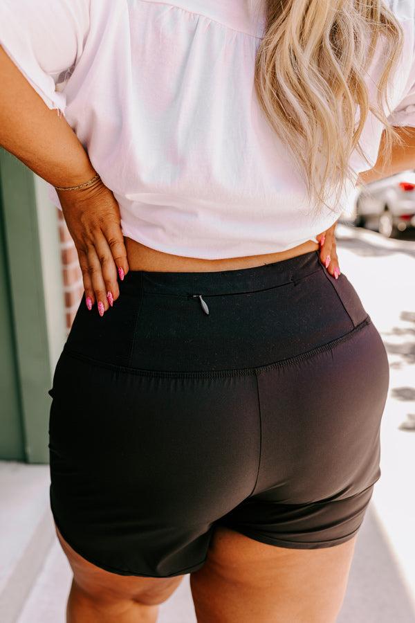 Strive For Greatness High Waist Shorts In Black Product Image