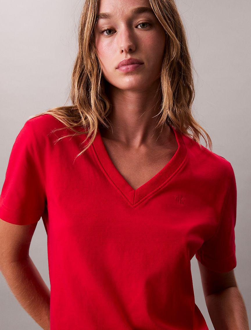 Archive Logo V-Neck T-Shirt  Product Image