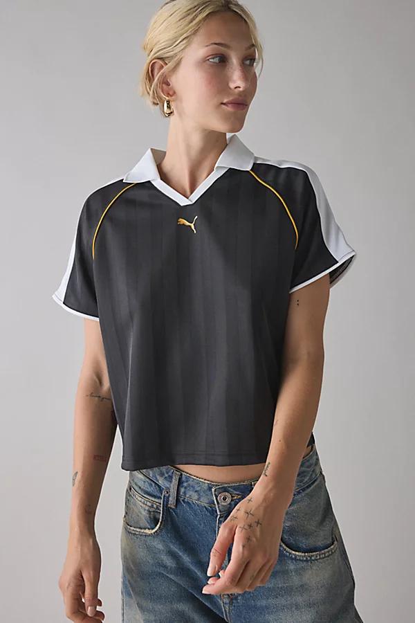 Puma T7 Cropped Football Jersey Tee Womens at Urban Outfitters Product Image