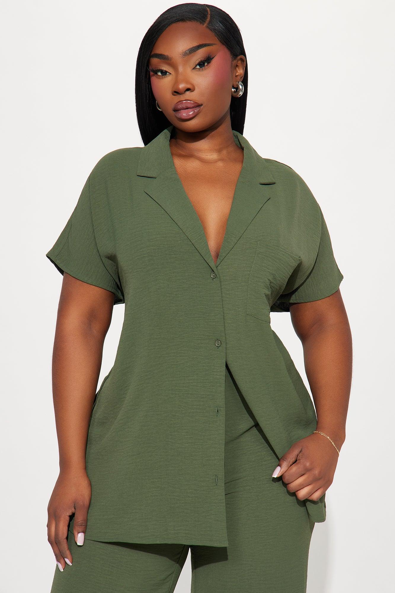 Roxanne Pant Set - Olive Product Image