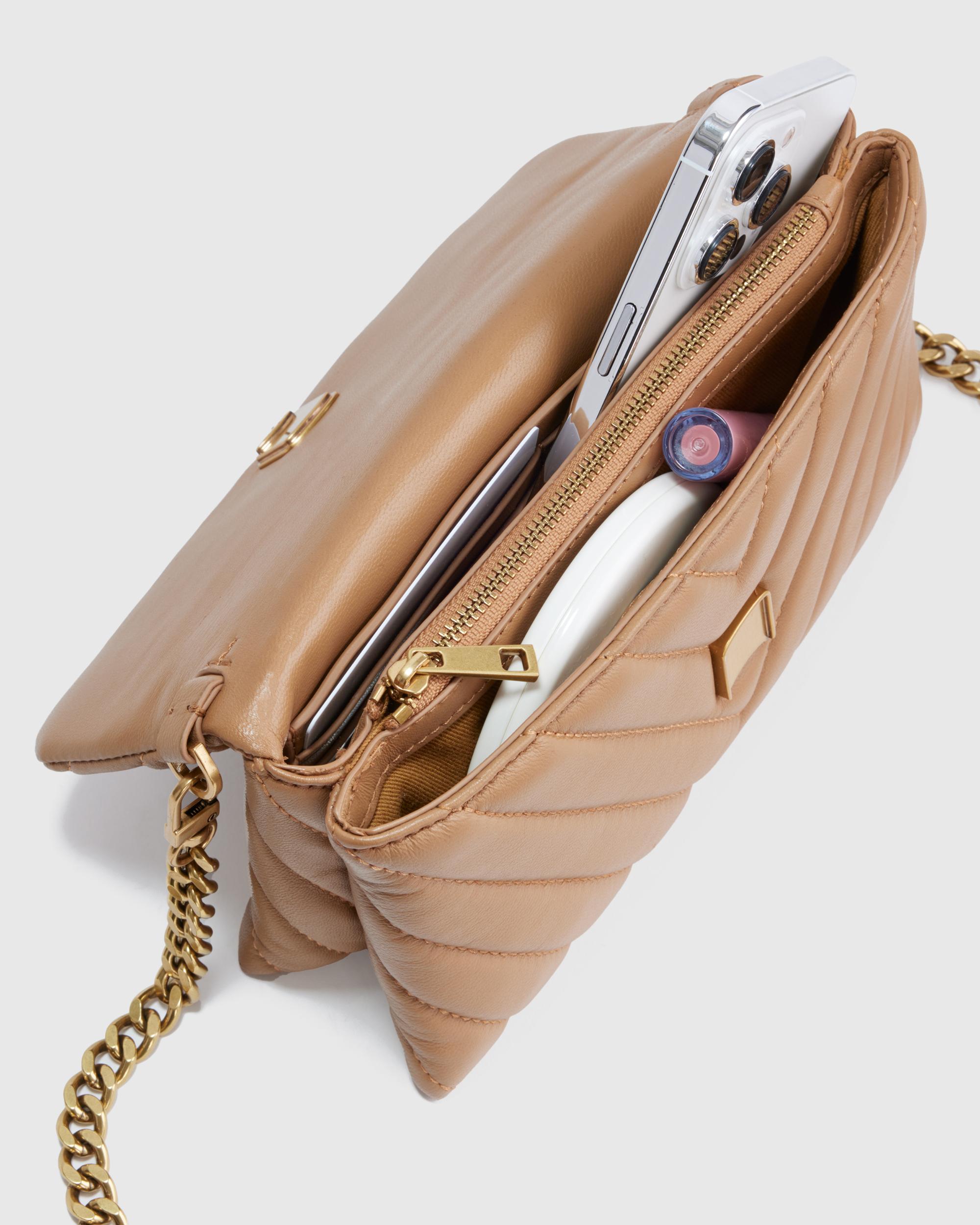 Quince | Women's Italian Leather Quilted Wallet Crossbody Product Image