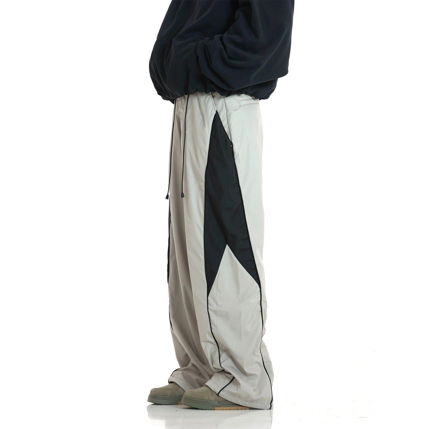 RT No. 11192 CONTRAST RETRO STYLE SPORT PANTS Product Image