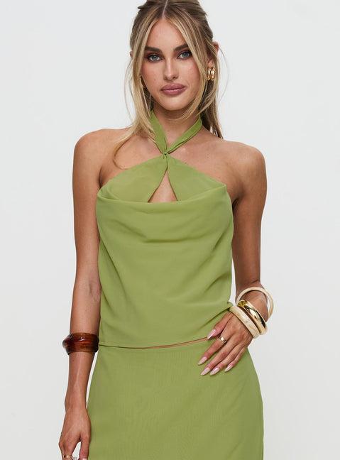 Eleganza Top Green Product Image