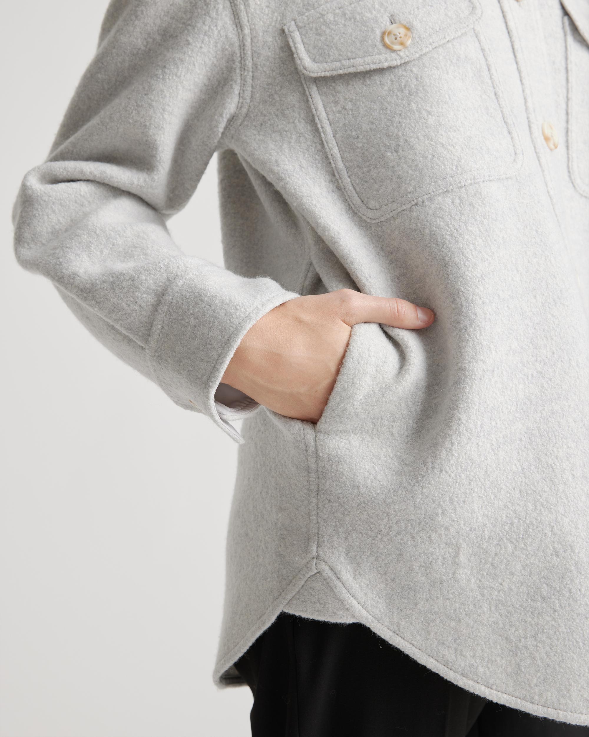 Quince | Women's 100% Merino Wool Shirt Jacket Size XS Product Image