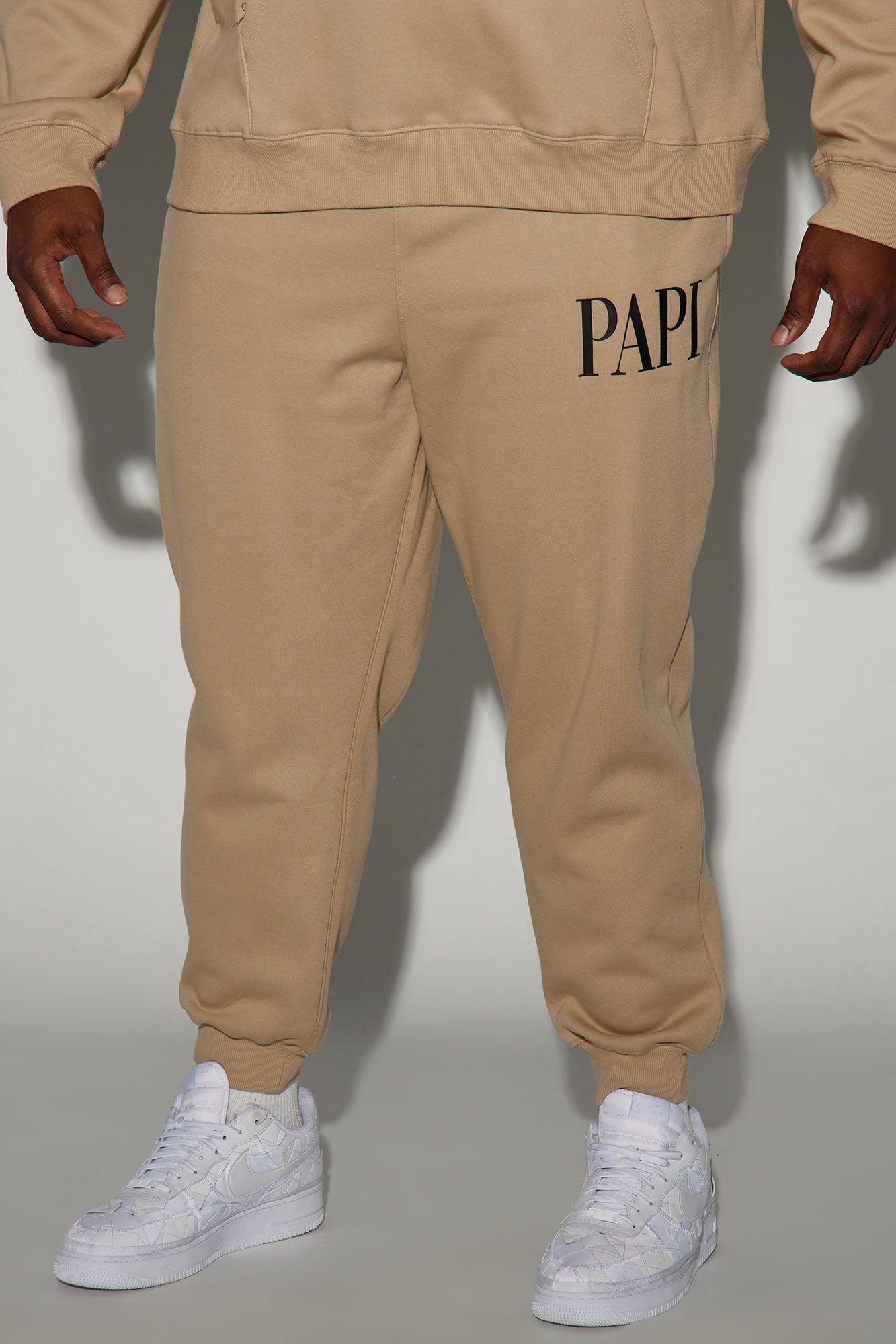 Family Goals Papi Jogger - Taupe Product Image