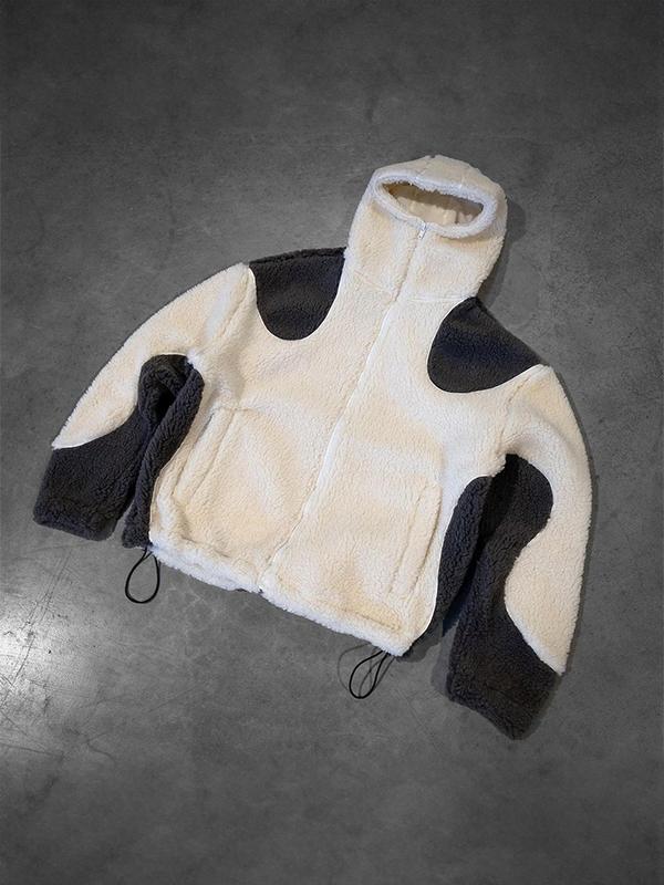 Polar Fleece Oversized Long Sleeve Hoodie Product Image