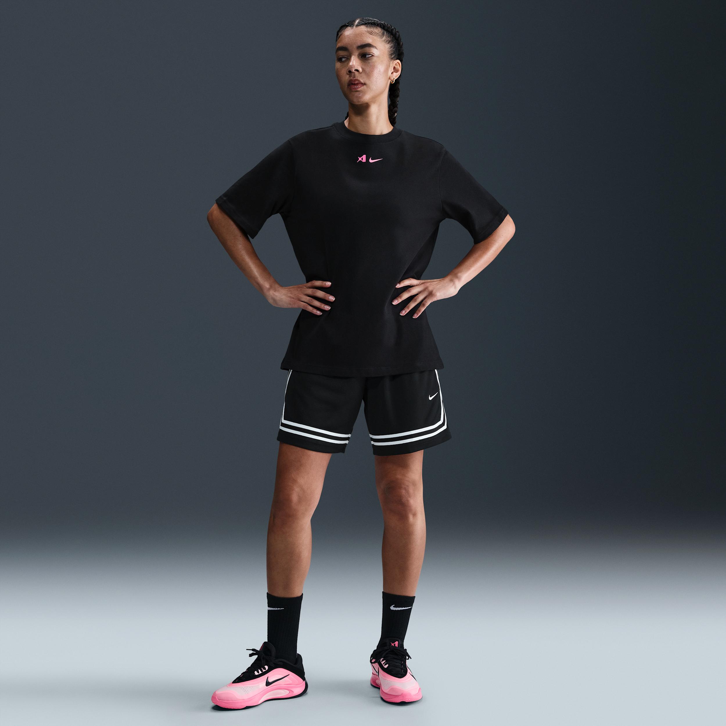 Nike Womens Aja Wilson Loose Short-Sleeve T-Shirt | HQ1696-011 Product Image