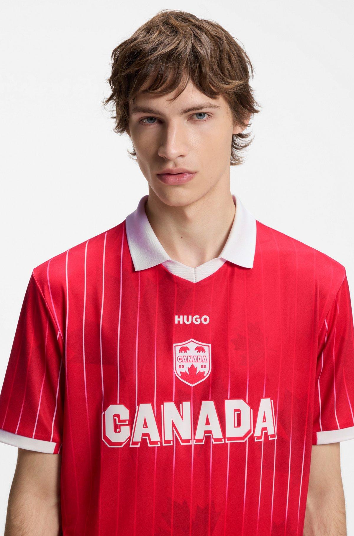 Relaxed-fit soccer T-shirt with nation detailing Product Image