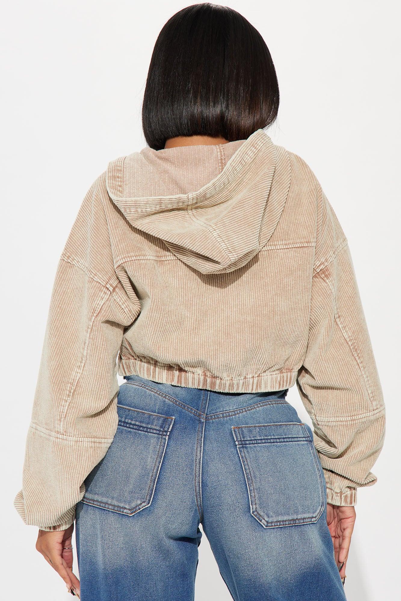 Ellie Corduroy Jacket - Tan Female Product Image