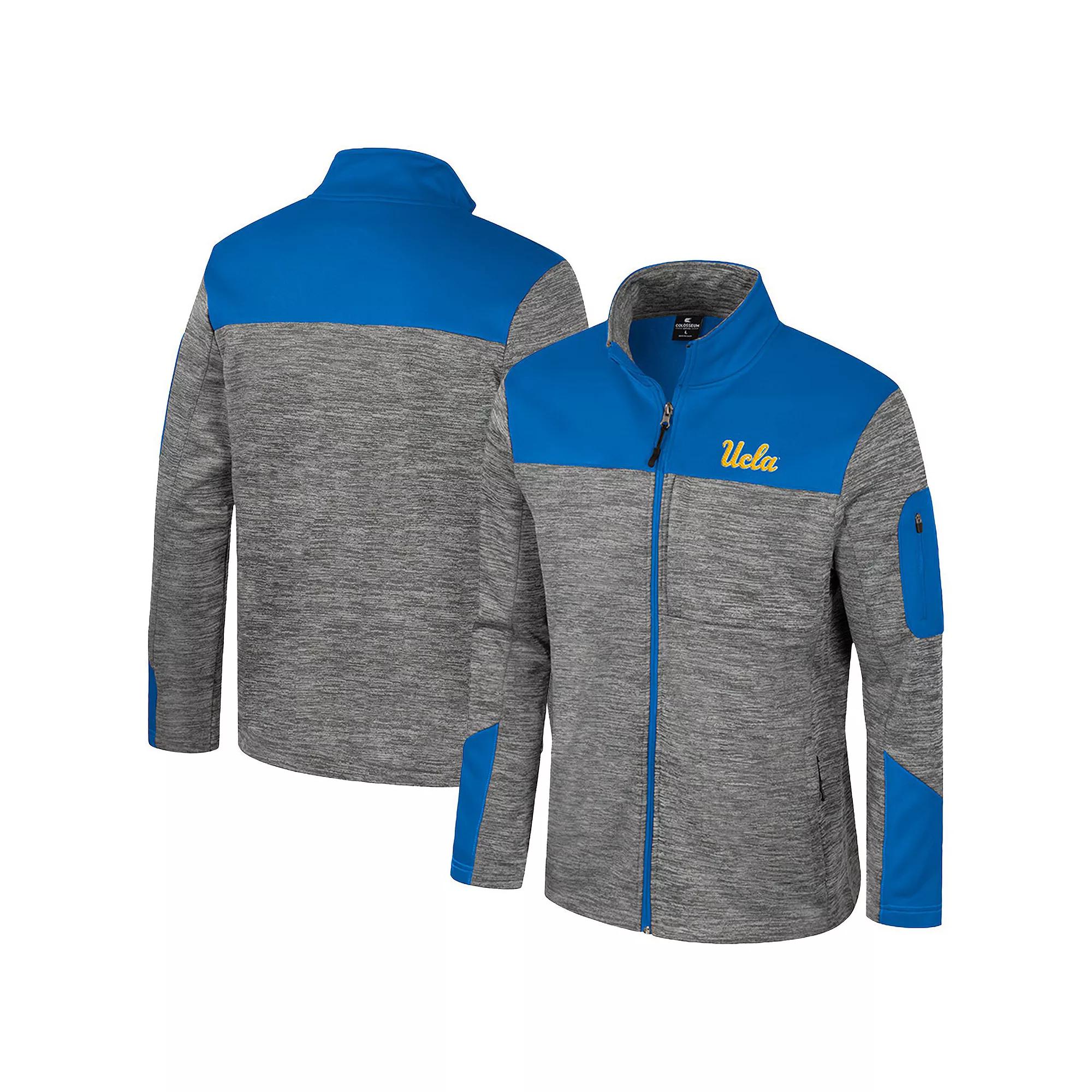Men's Colosseum  Gray/Blue UCLA Bruins Guard Full-Zip Jacket, Size: XL, Grey Product Image