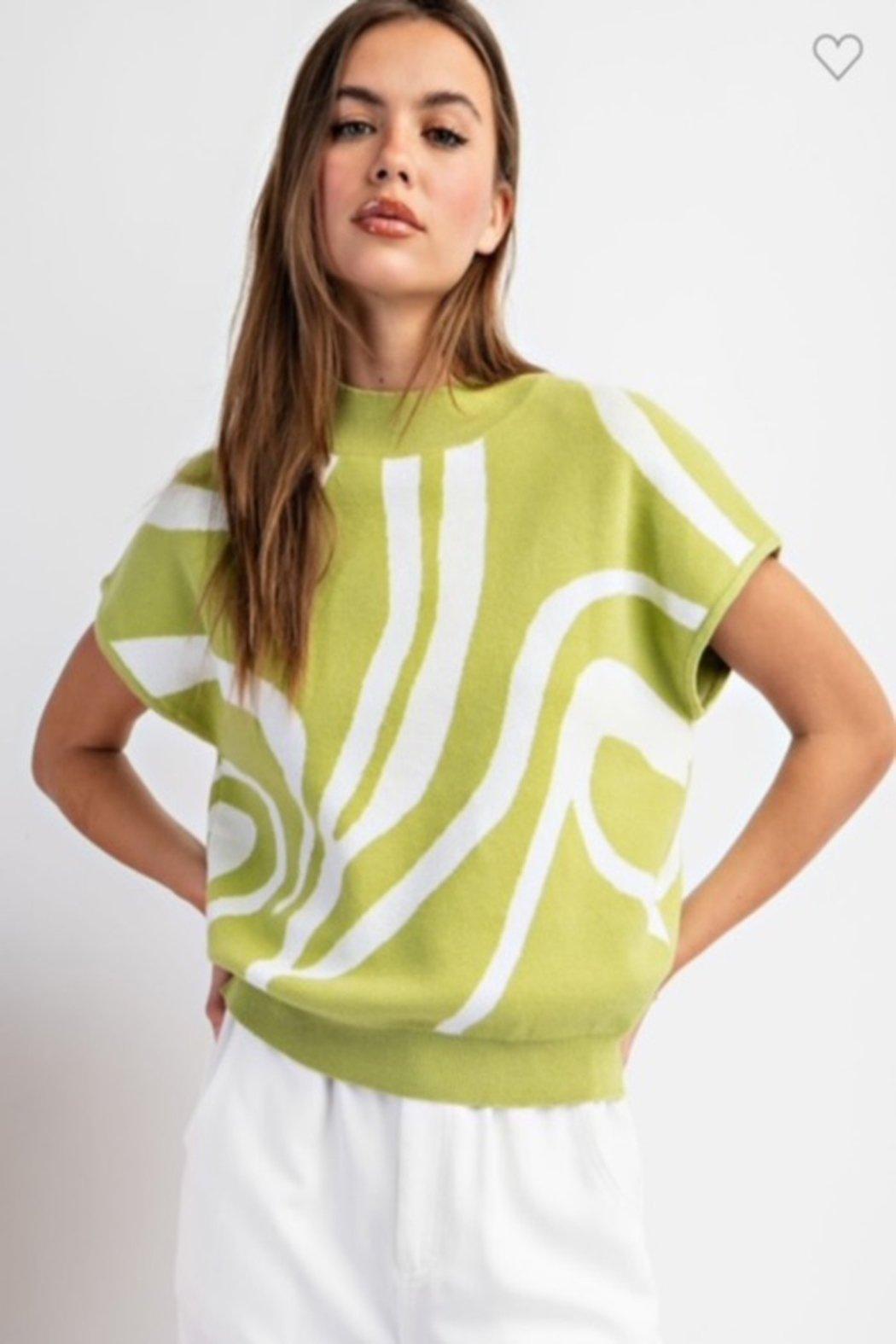 Swirl Printed Top Product Image