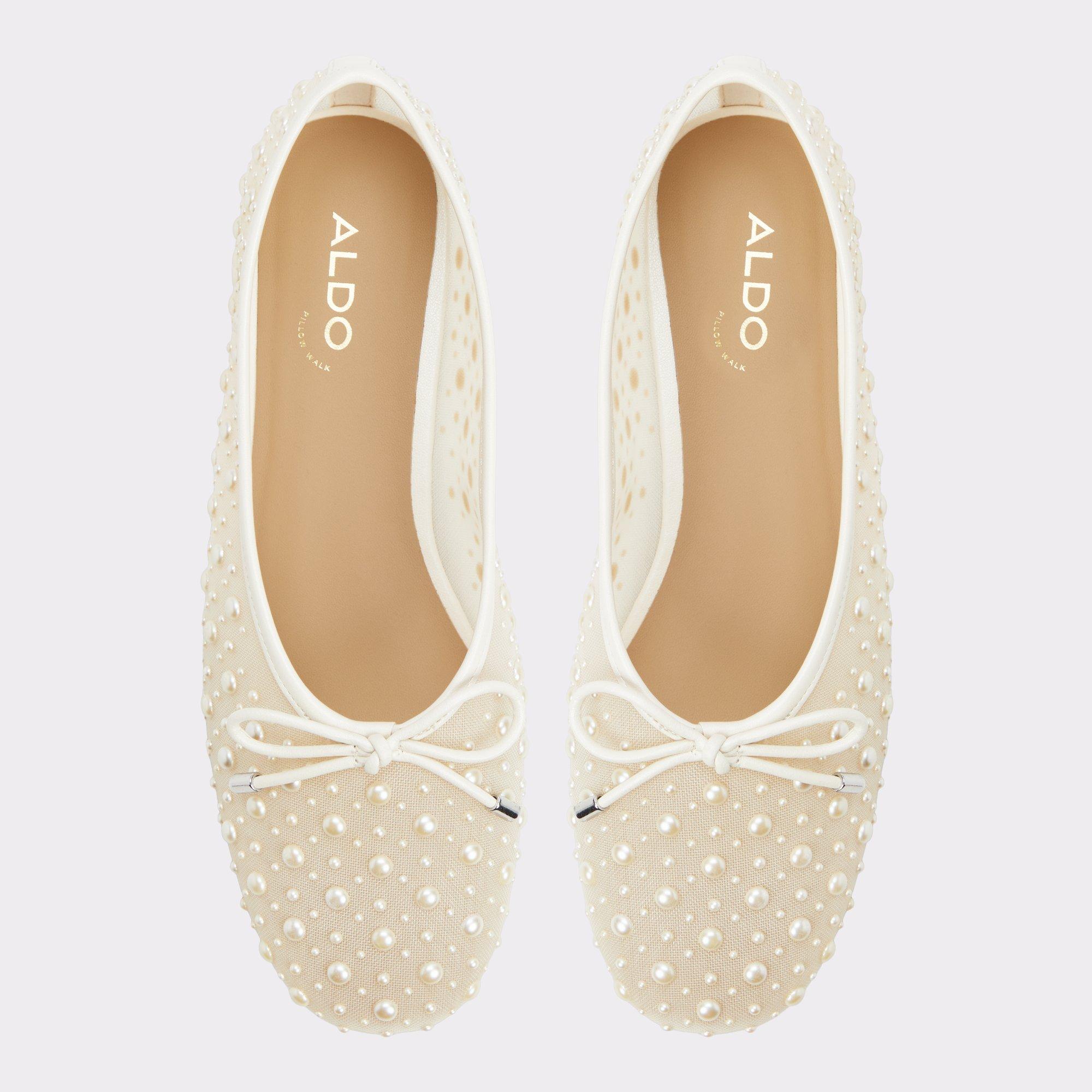 ALDO Joselie - Women's Ballerina - White, Size 9 Product Image