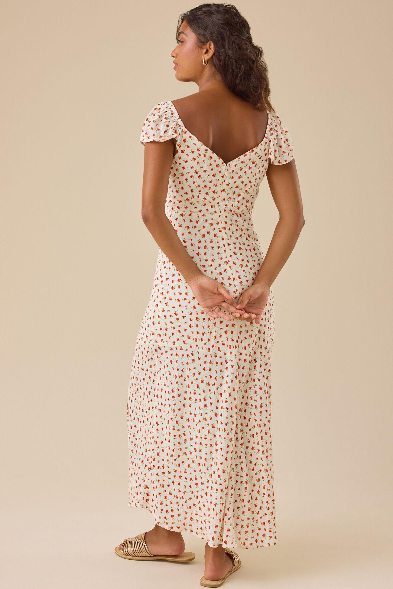 Hannah Floral Midi Dress Product Image