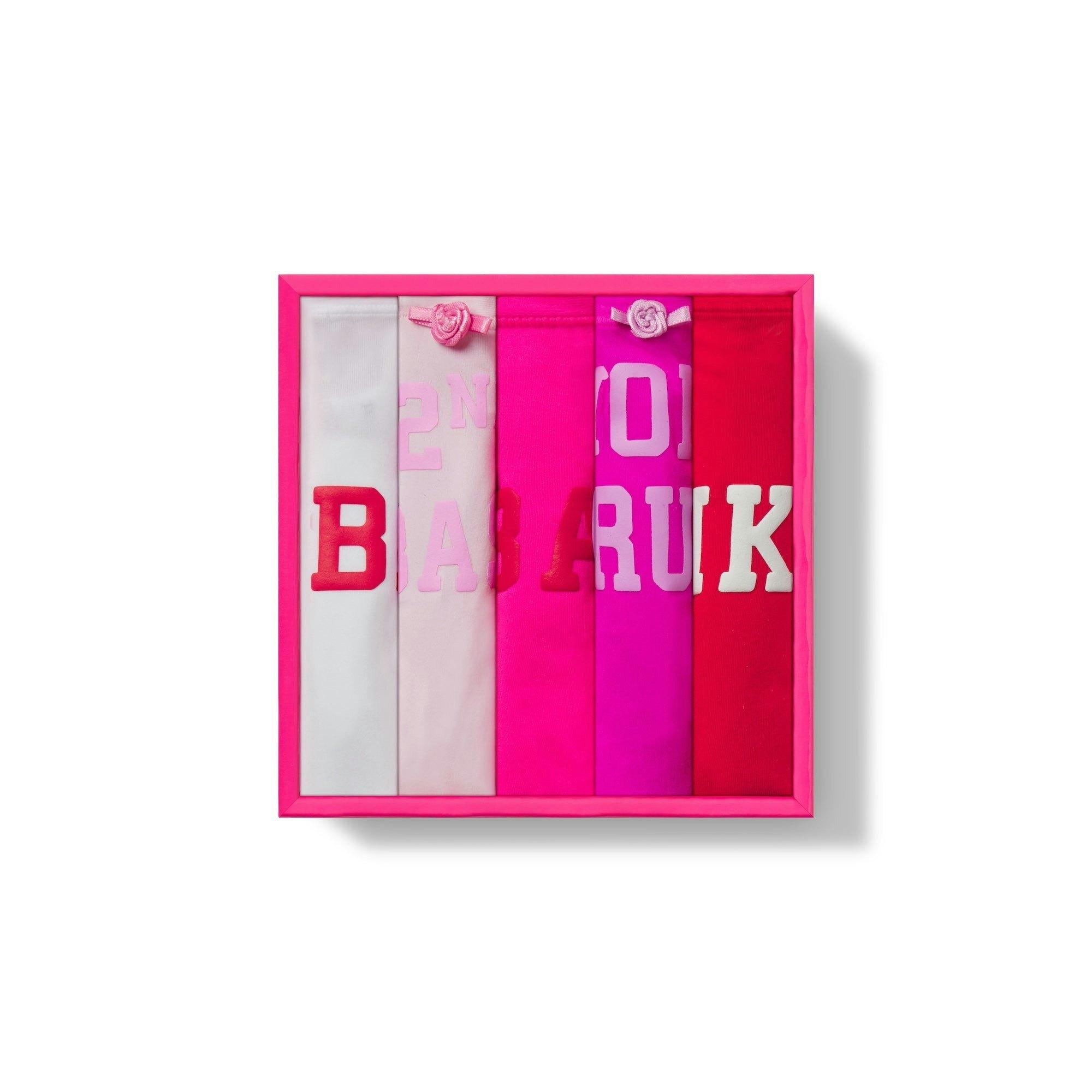 FITS EVERYBODY LACE THONG AND BIKINI 5-PACK | HOME RUN MULTI Product Image