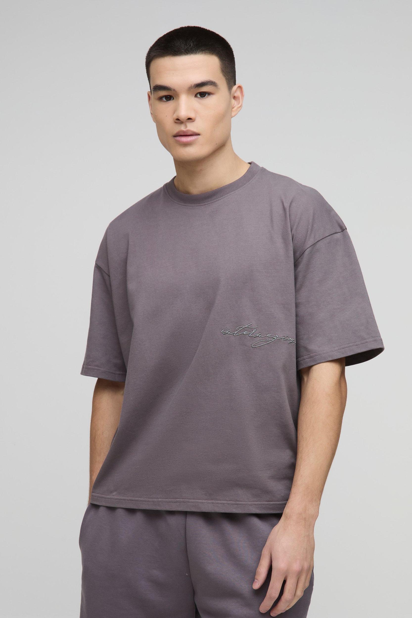 Oversized Boxy Edizione Limitata Heavyweight T-Shirt | boohooMAN USA Product Image