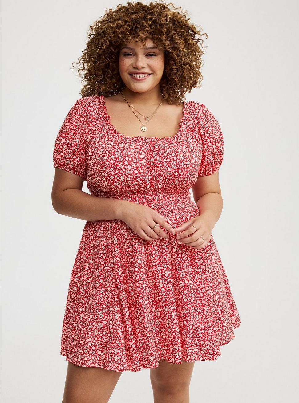 Crinkle Gauze Puff Sleeve Romper Product Image