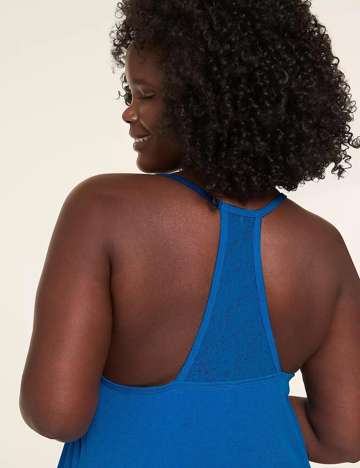 Rib Lace-Trim Cami & Jogger PJ Set Product Image