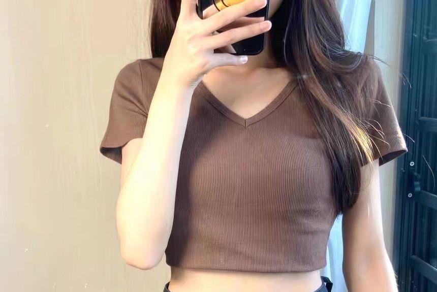 High Rise Plain Straight Leg Jeans Product Image