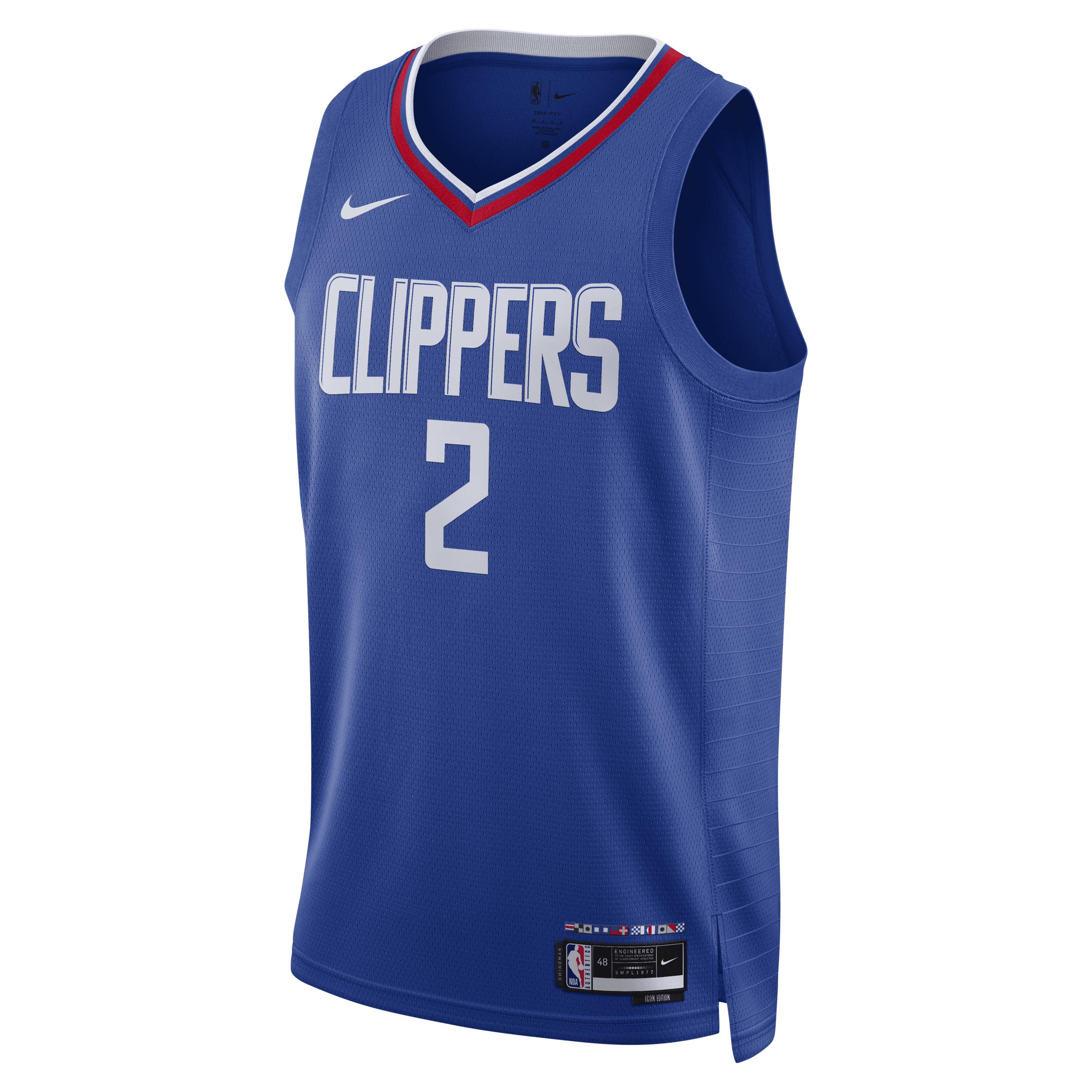 Unisex Nike Kawhi Leonard Royal LA Clippers Swingman Jersey - Icon Edition, Adult Unisex,  Product Image