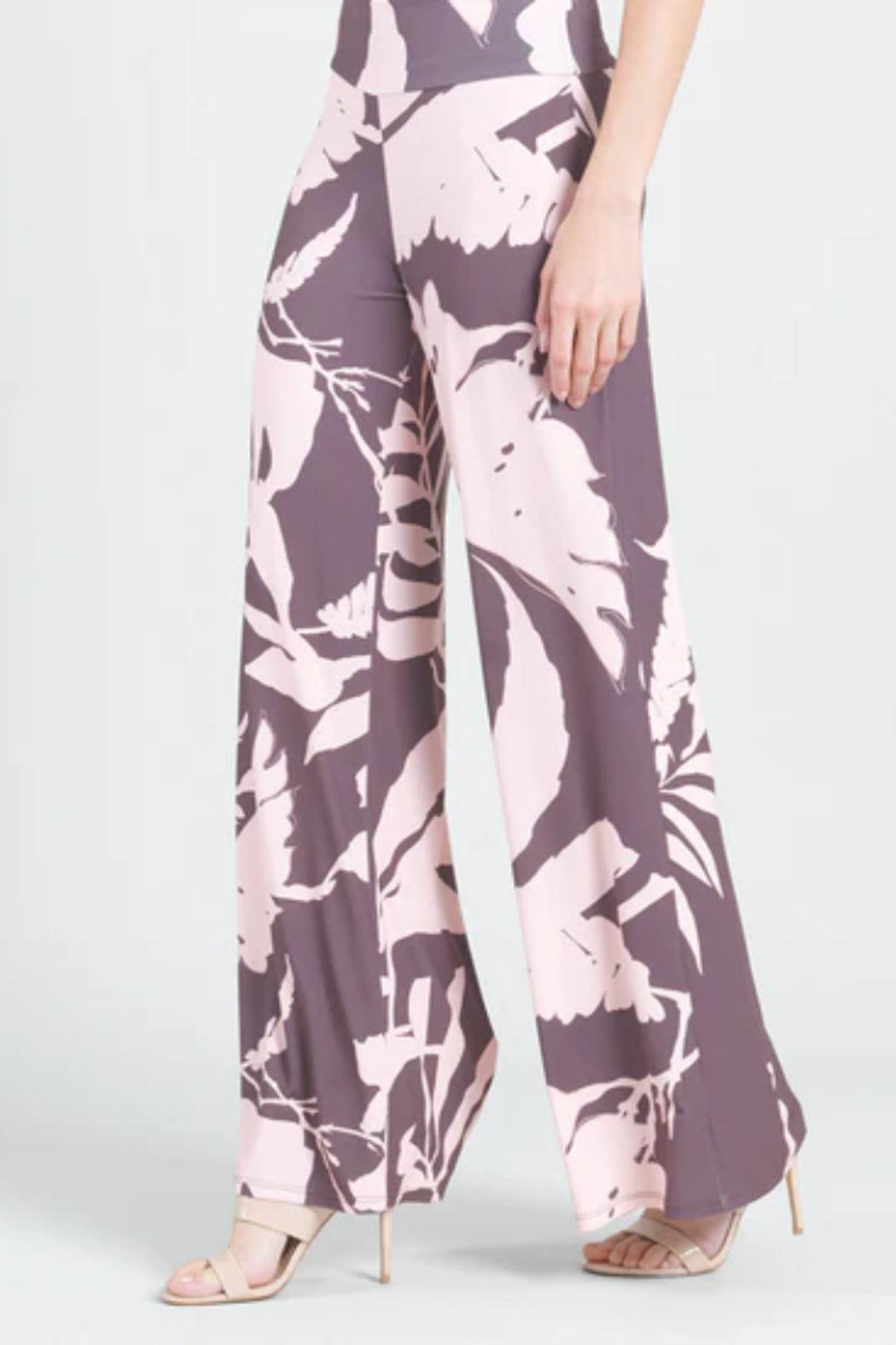 Floral Print Soft Knit Palazzo Pant Product Image