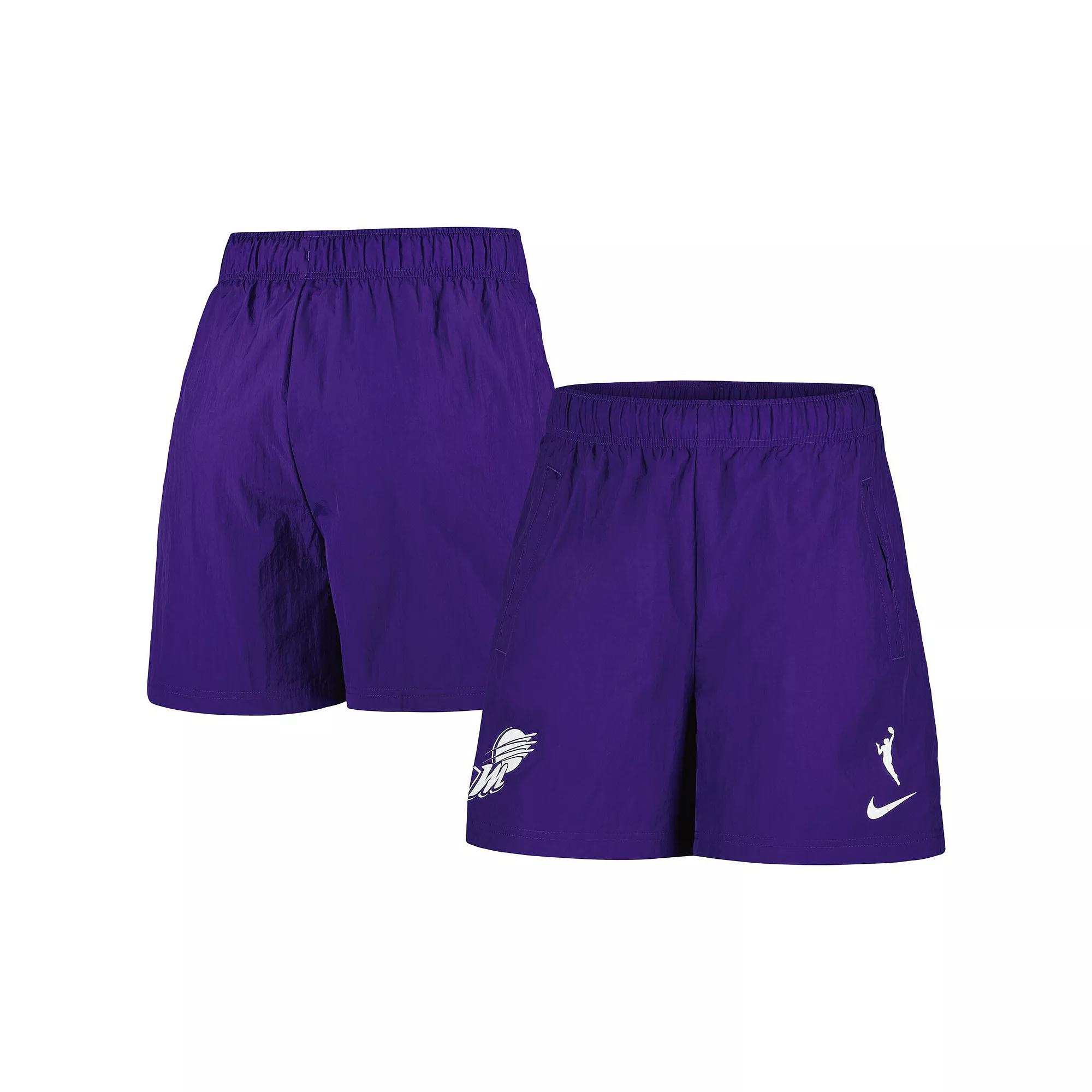 Women's Nike Purple Phoenix Mercury Buzzer Beaters Woven Performance Shorts, Size: Large, Wnb Purple Product Image