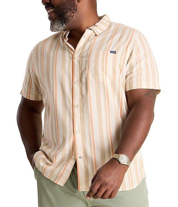 Chubbies Ice Cream Social Resort Weave Short Sleeve Striped Friday Shirt Product Image