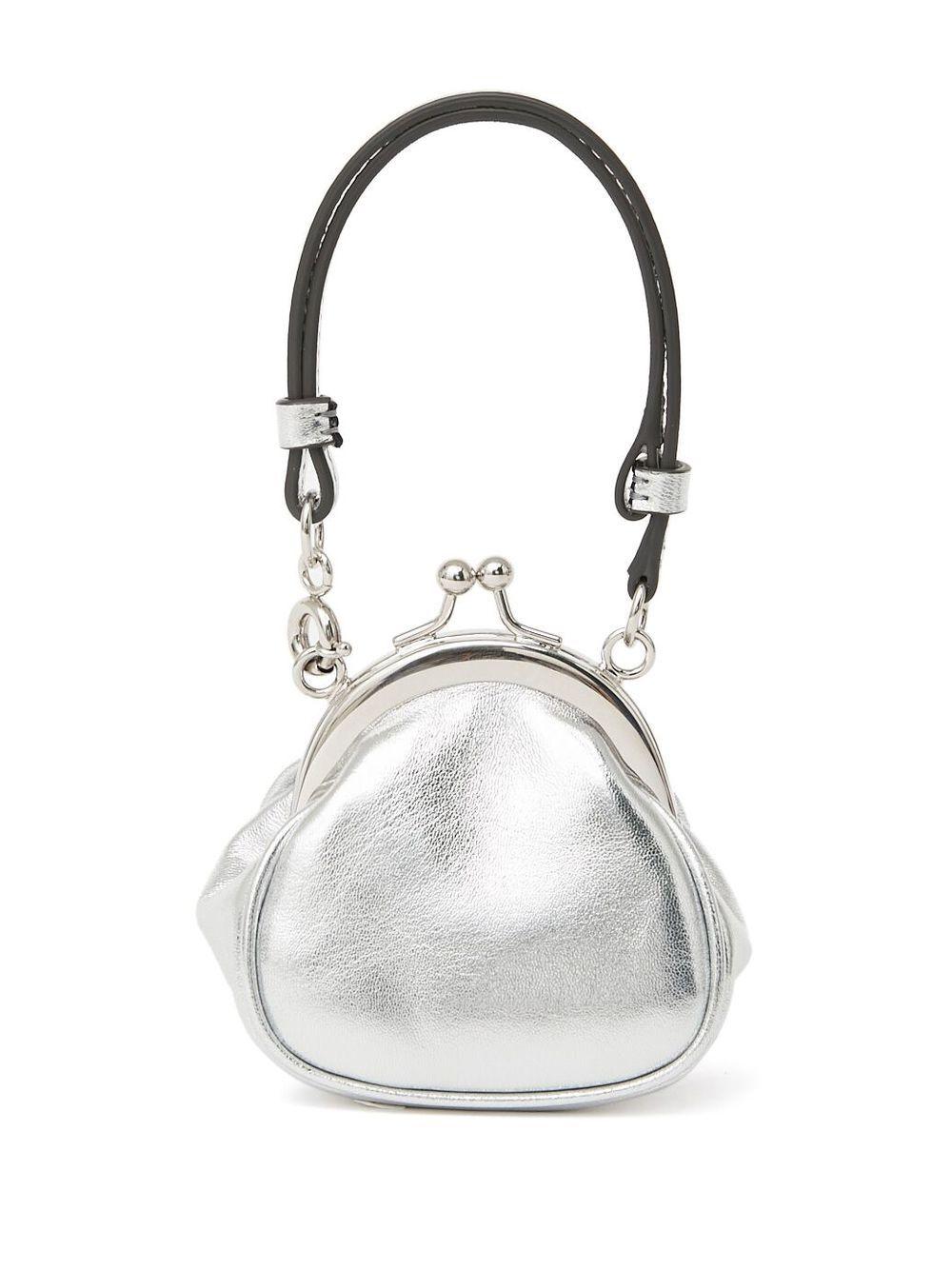 micro metallic clutch bag Product Image