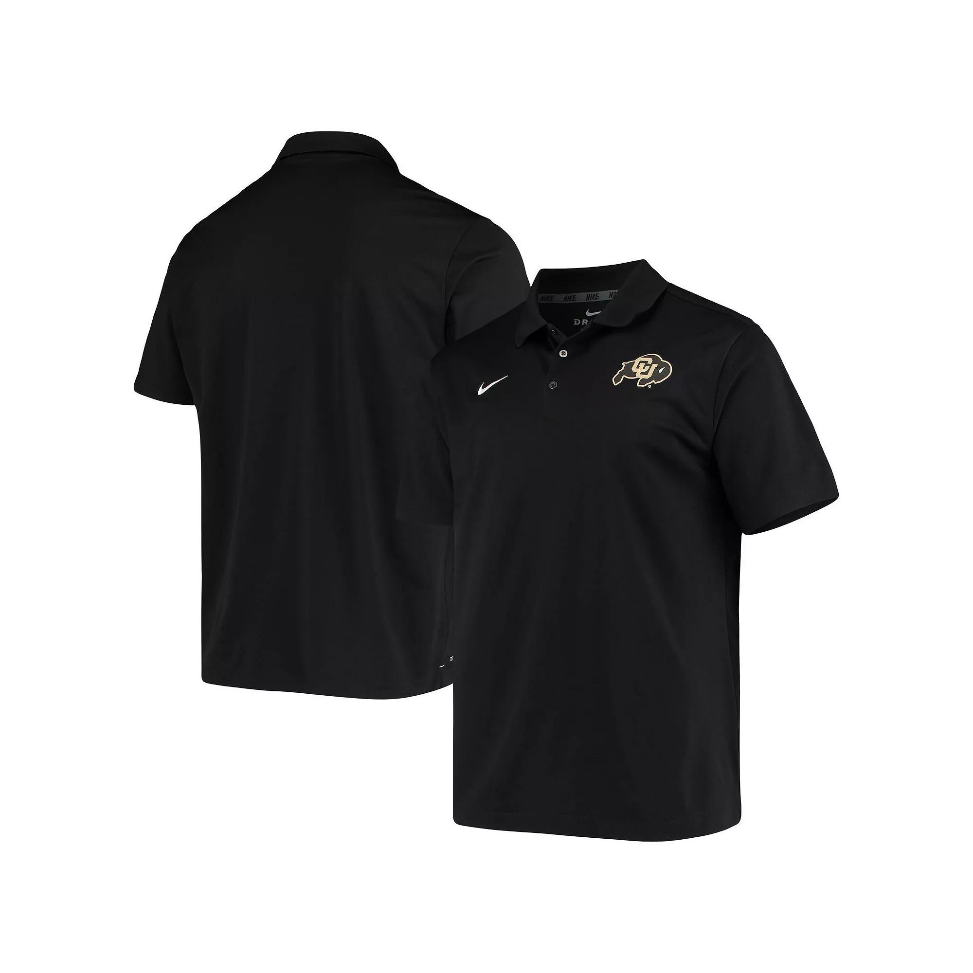 Men's Nike Black Colorado Buffaloes Primary Logo Varsity Performance Polo, Size: XL Product Image