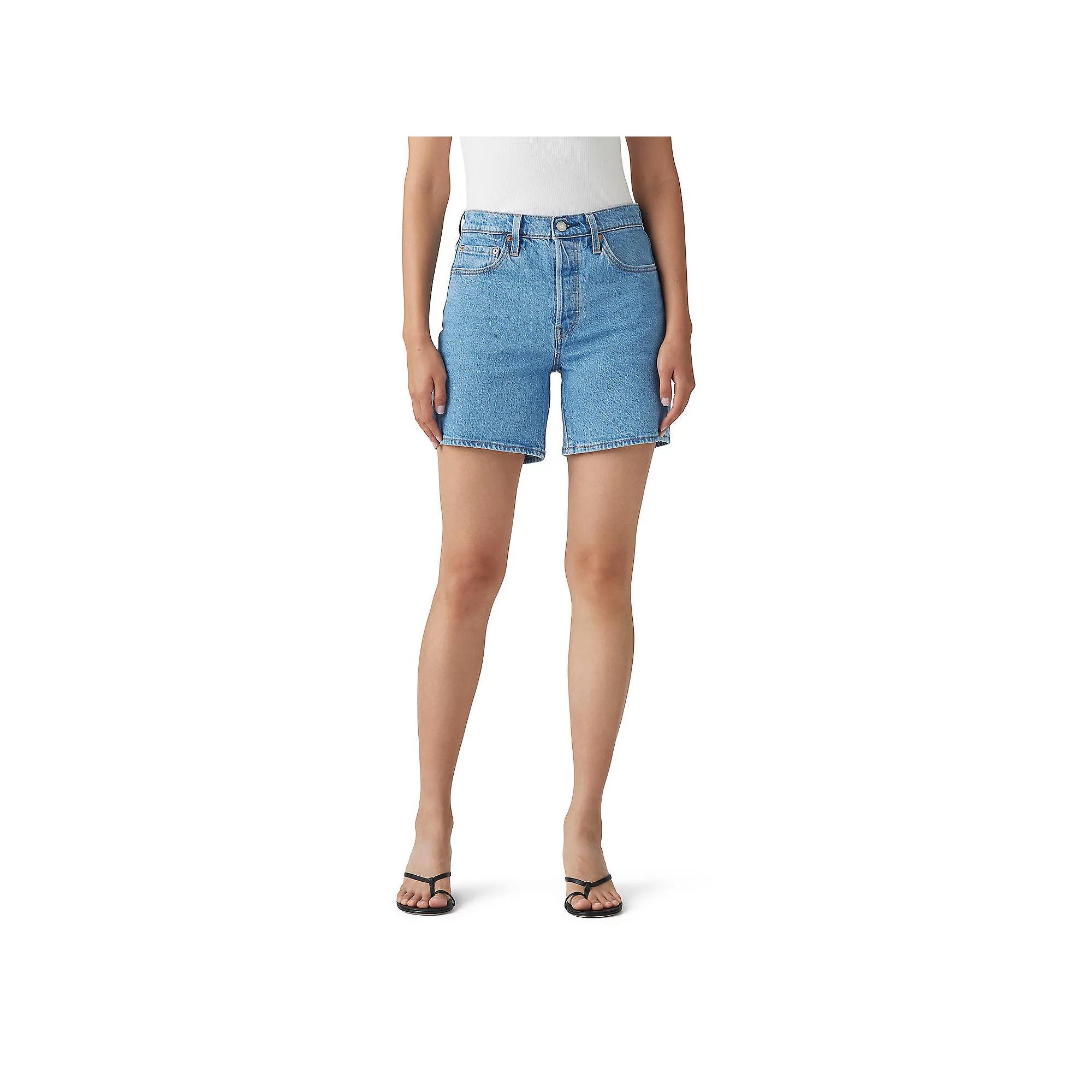 Women's Levi's® 501® Original High-Rise Mid-Thigh Jean Shorts, Size: 28(US 6)Medium, Multiple Choice Product Image