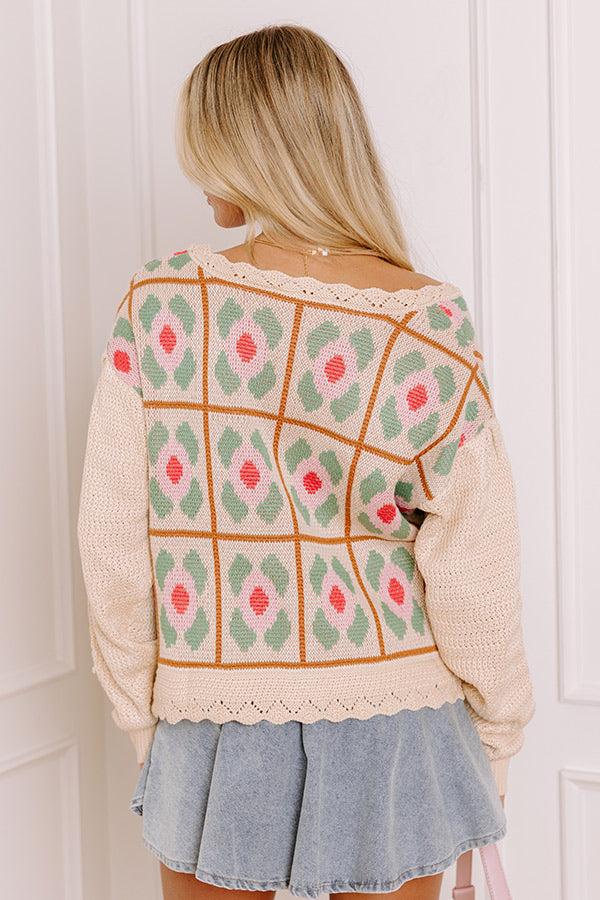 Boho Feels Knit Cardigan Product Image