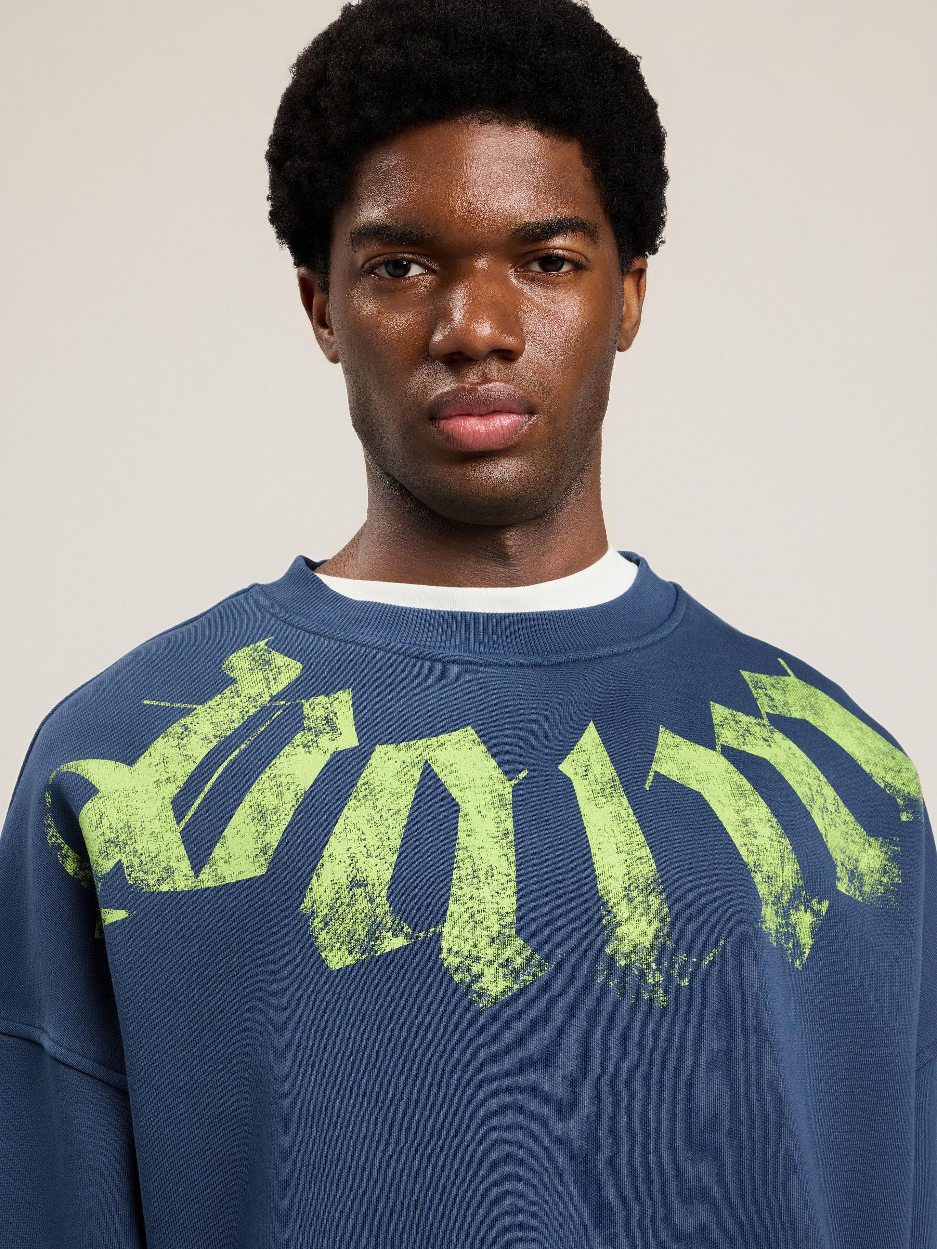 Big Neck Logo Loose Sweatshirt Product Image