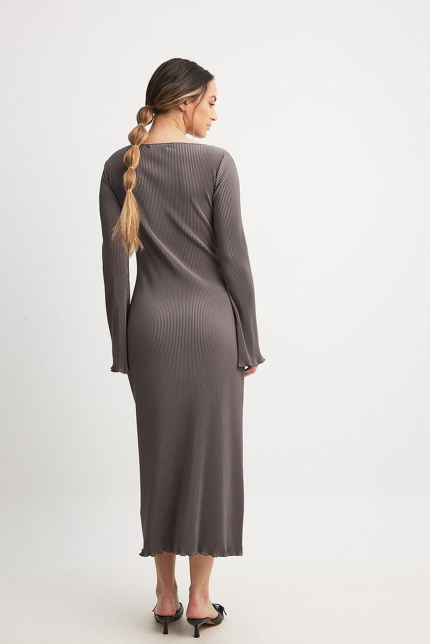 Pleated Midi Dress Product Image