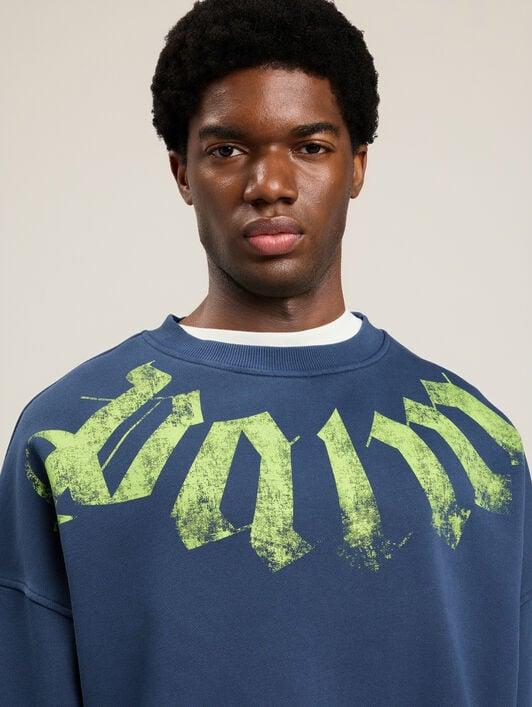 Big Neck Logo Loose Sweatshirt Product Image