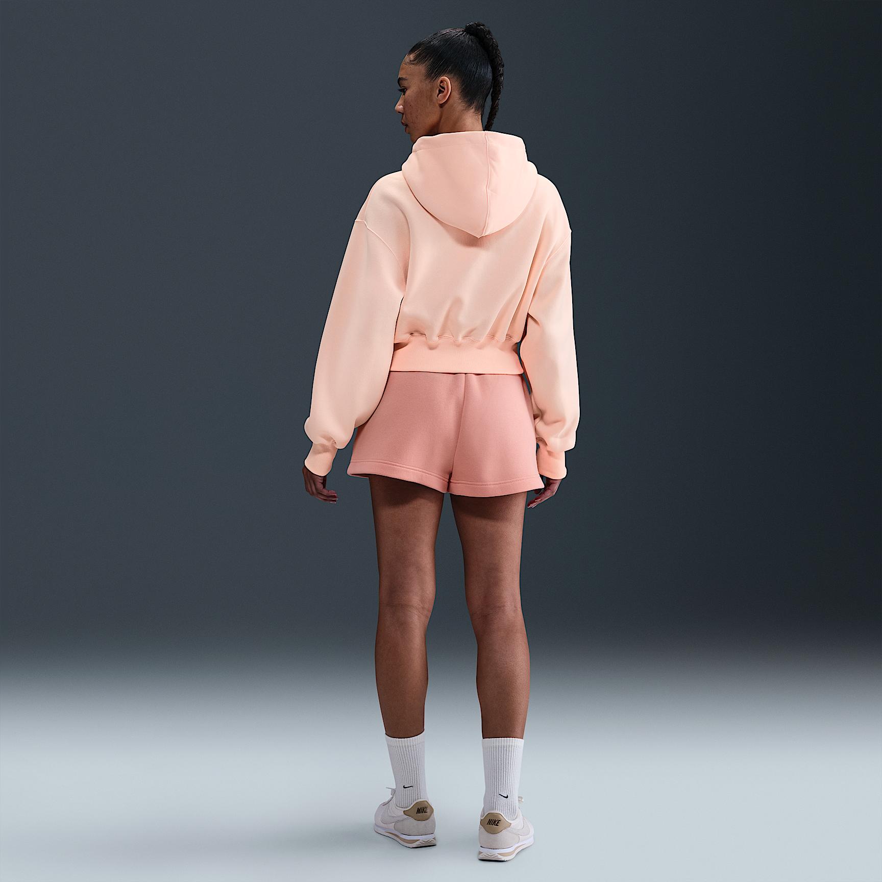 Women's Nike Sportswear Phoenix Fleece Loose Cropped Full-Zip Hoodie Product Image