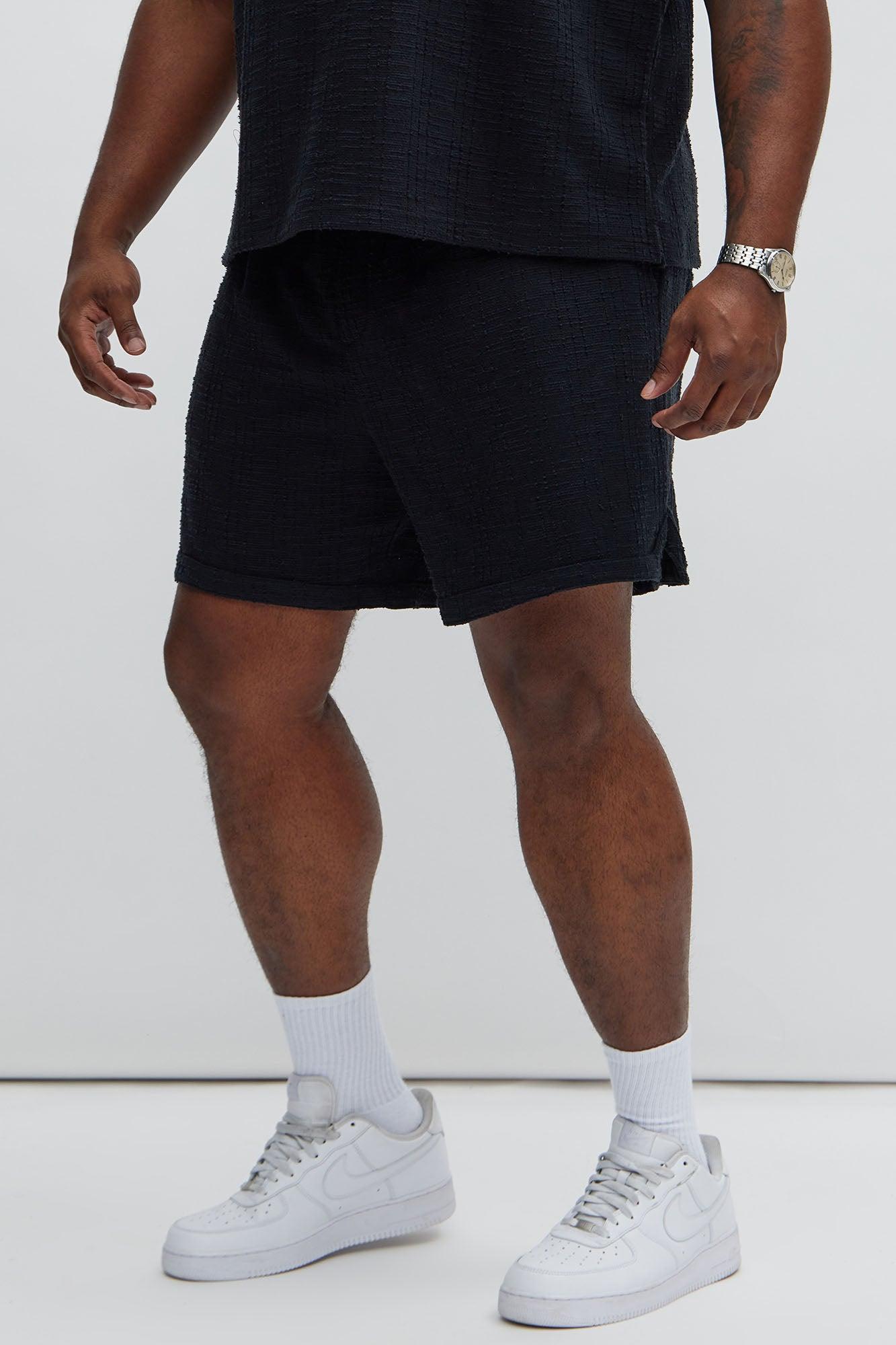 Jordan Textured Volley Shorts - Black Product Image