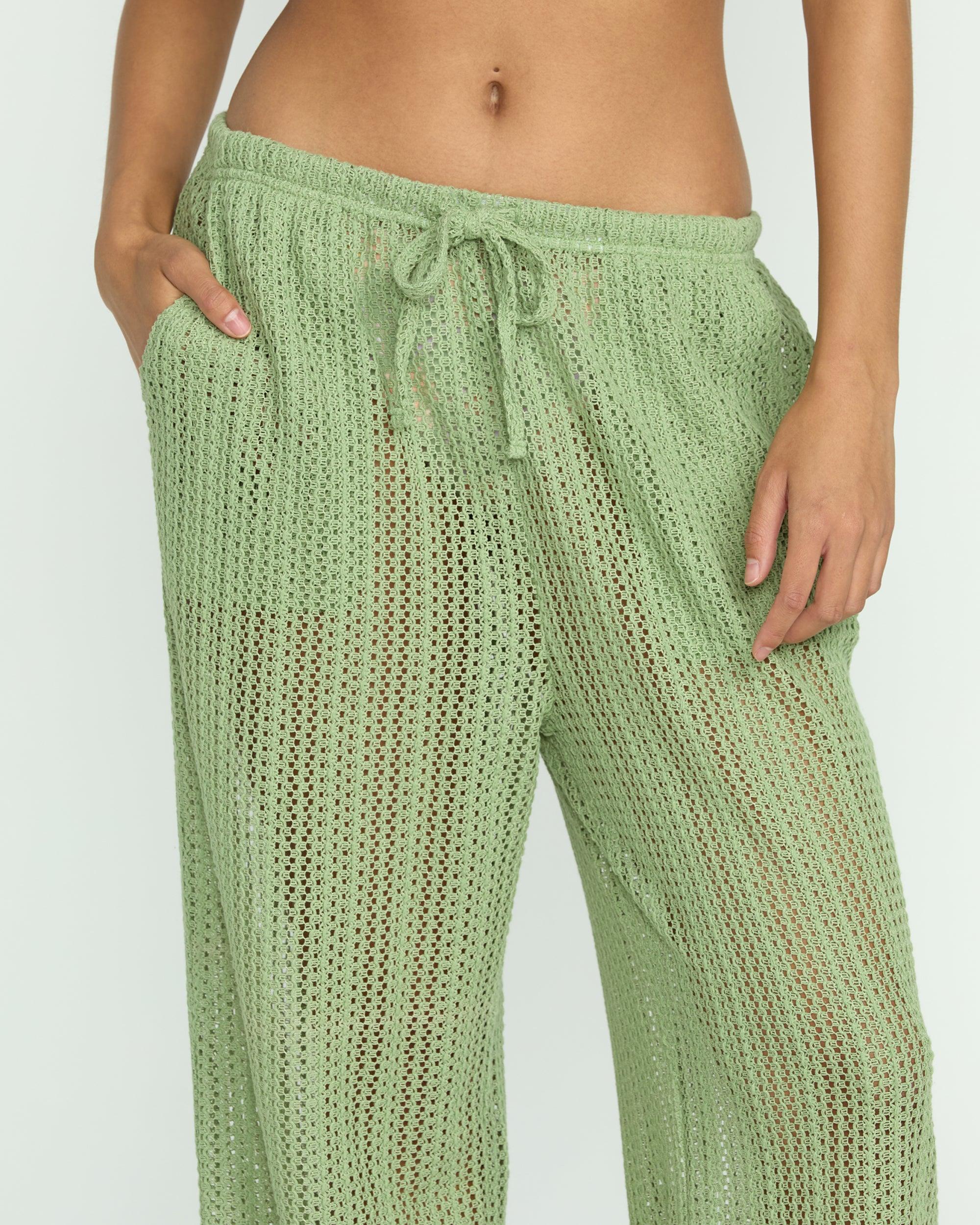 Tropic Beach Cover-Up Pants - Pistachio Female Product Image