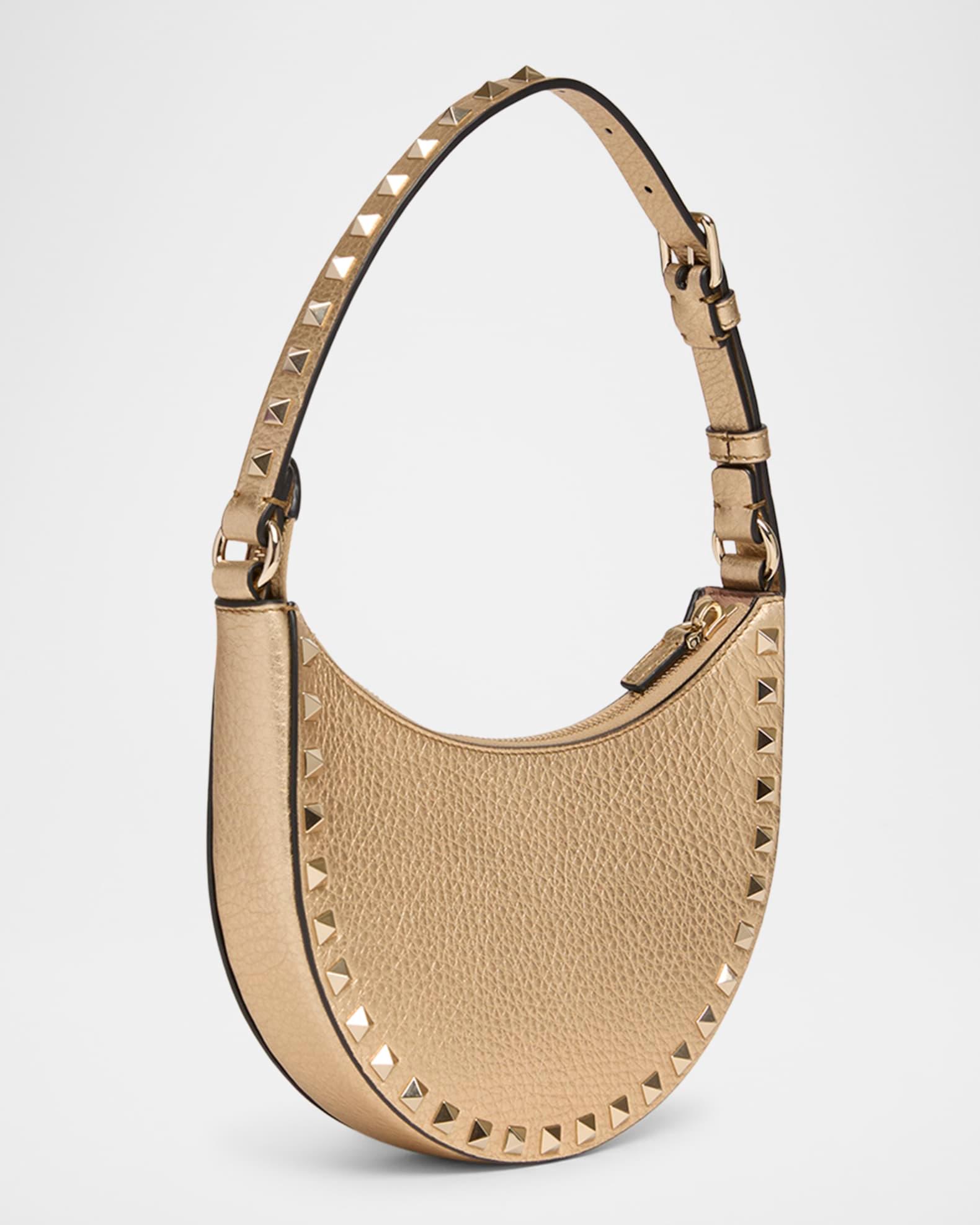 Mini Rockstud Metallic Leather Shoulder Bag Product Image