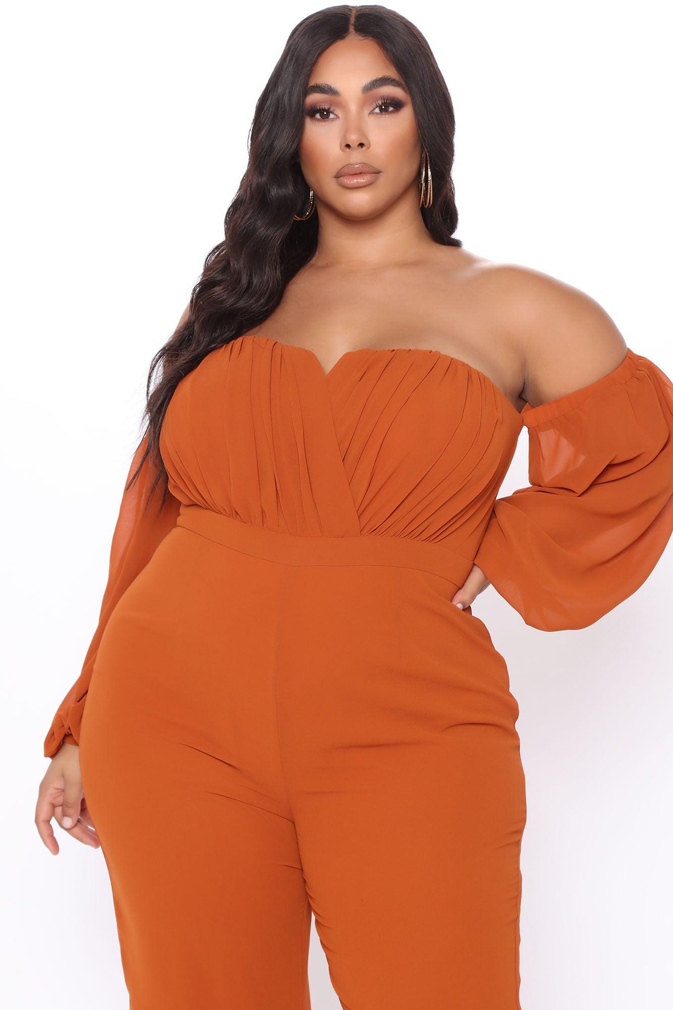 Spice It Up Jumpsuit - Brown Product Image