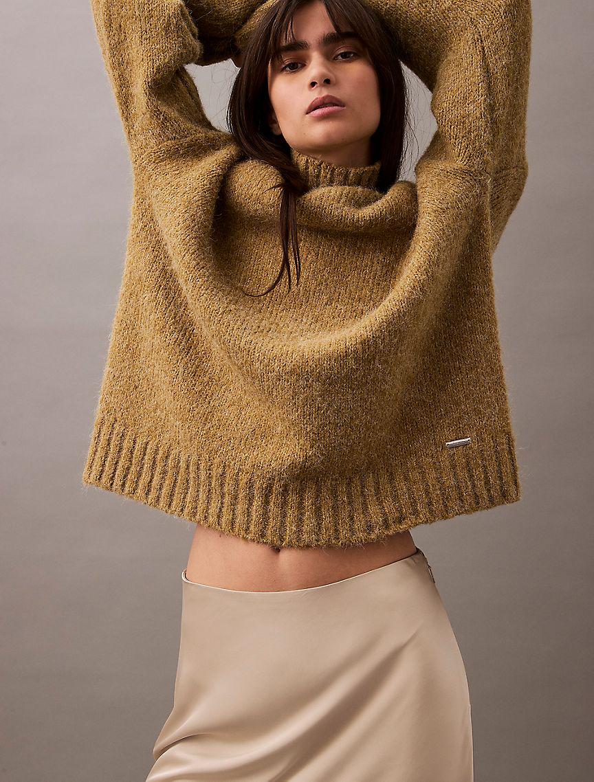 Stretch Satin Midi Skirt Product Image