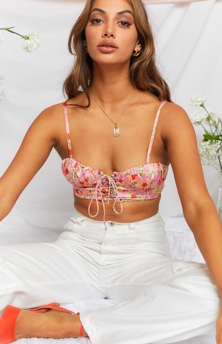 Cressida Corset Red Print Product Image