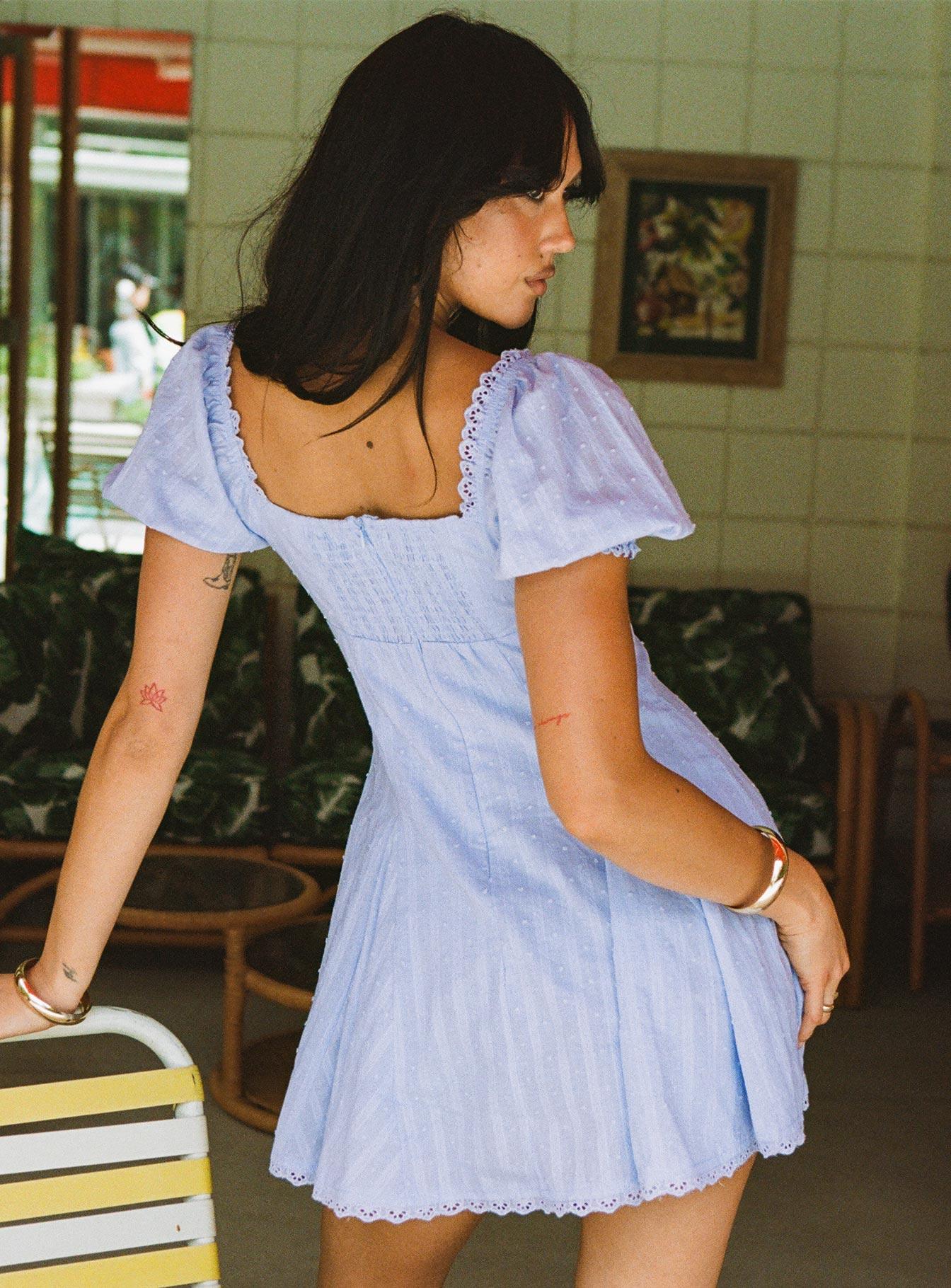 Rabatia Mini Dress Blue Product Image