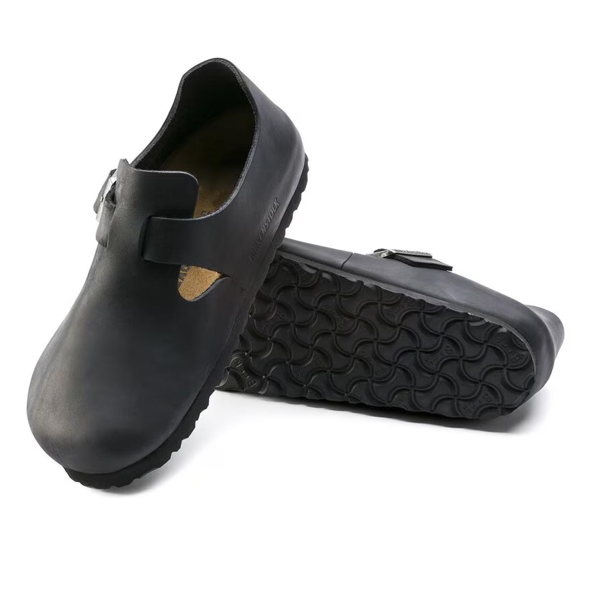 Birkenstock London Natural Leather Clogs Product Image