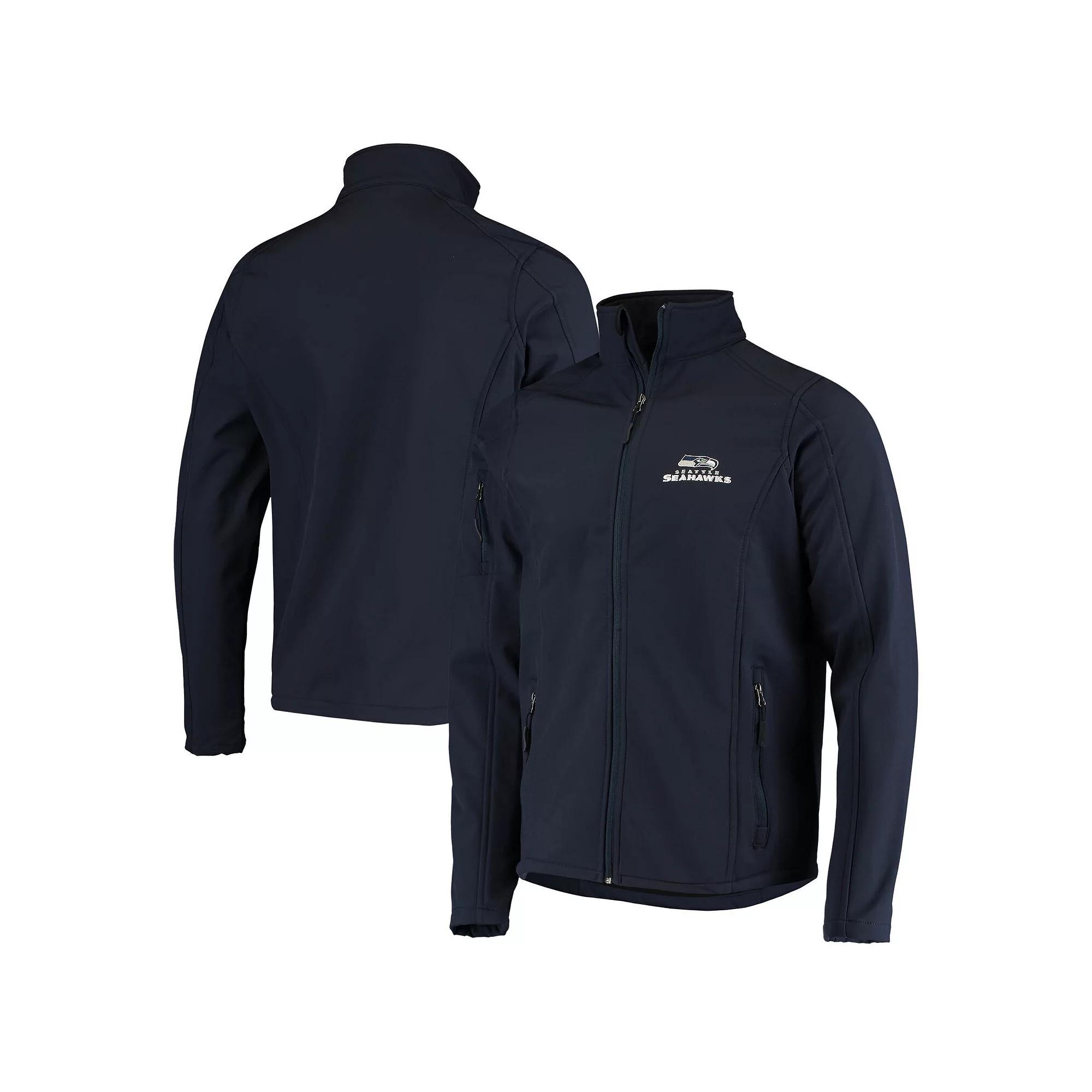 Men's Dunbrooke Navy Seattle Seahawks Sonoma Softshell Full-Zip Jacket,  Product Image