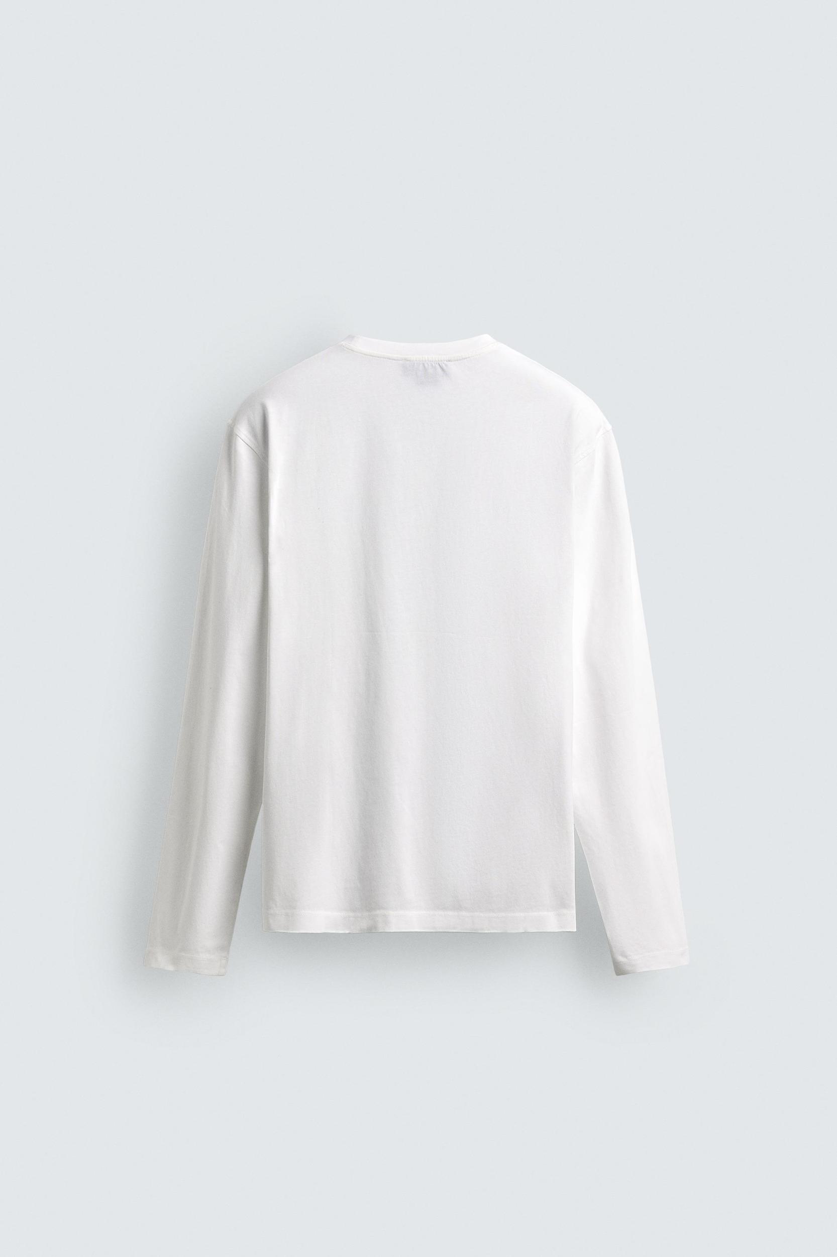 LONG SLEEVE POCKET T-SHIRT AARON LEVINE X ZARA Product Image