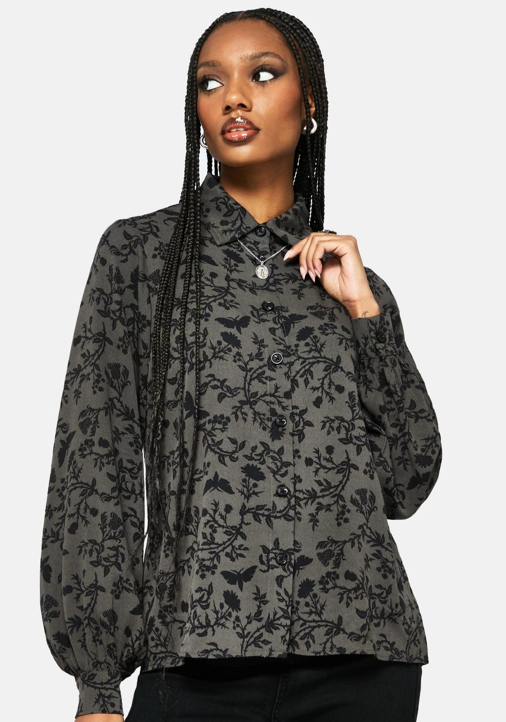 Morgana Midi Shirt Dress - Green Product Image