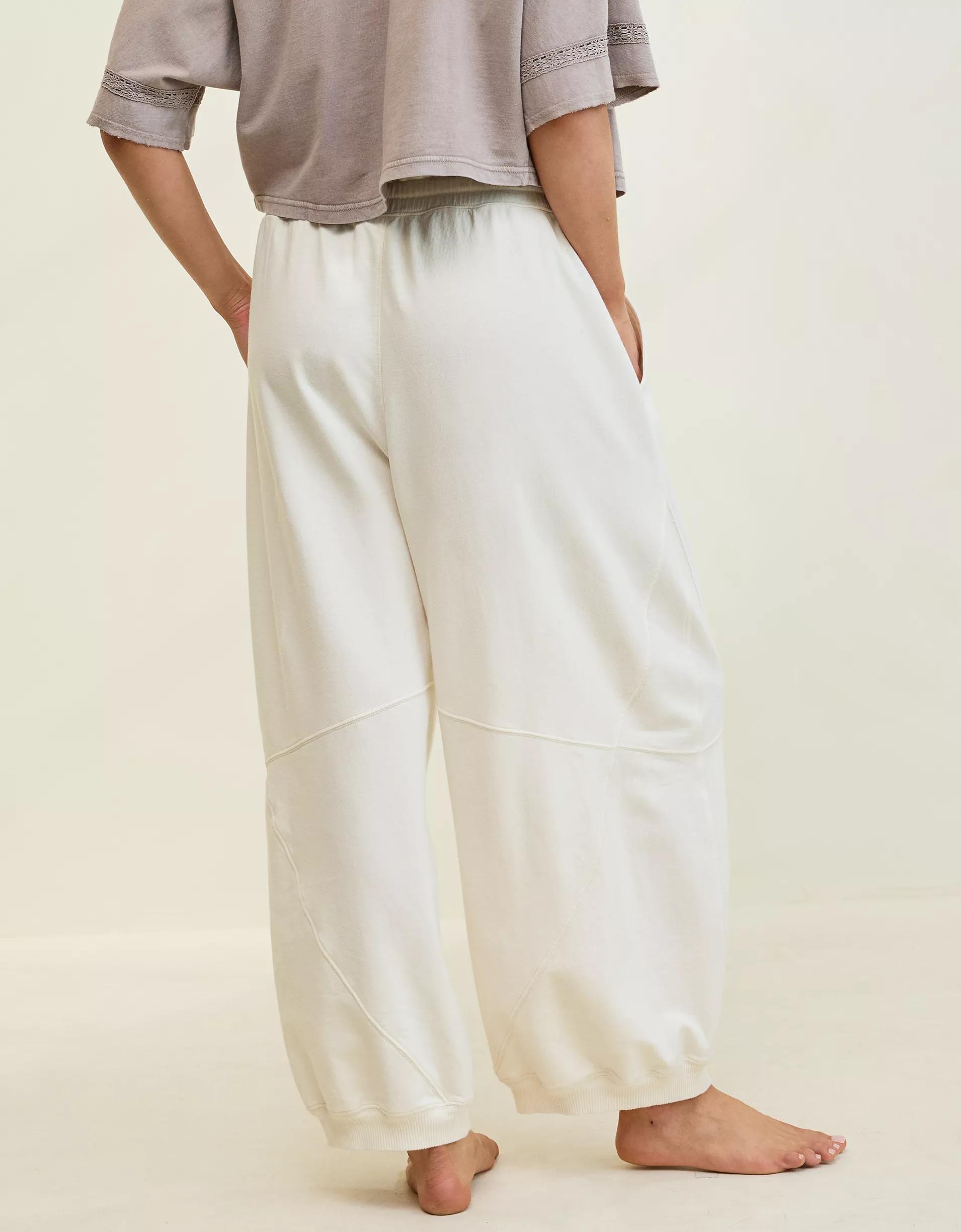 Aerie Baggy Barrel Leg Fleece Pant Product Image