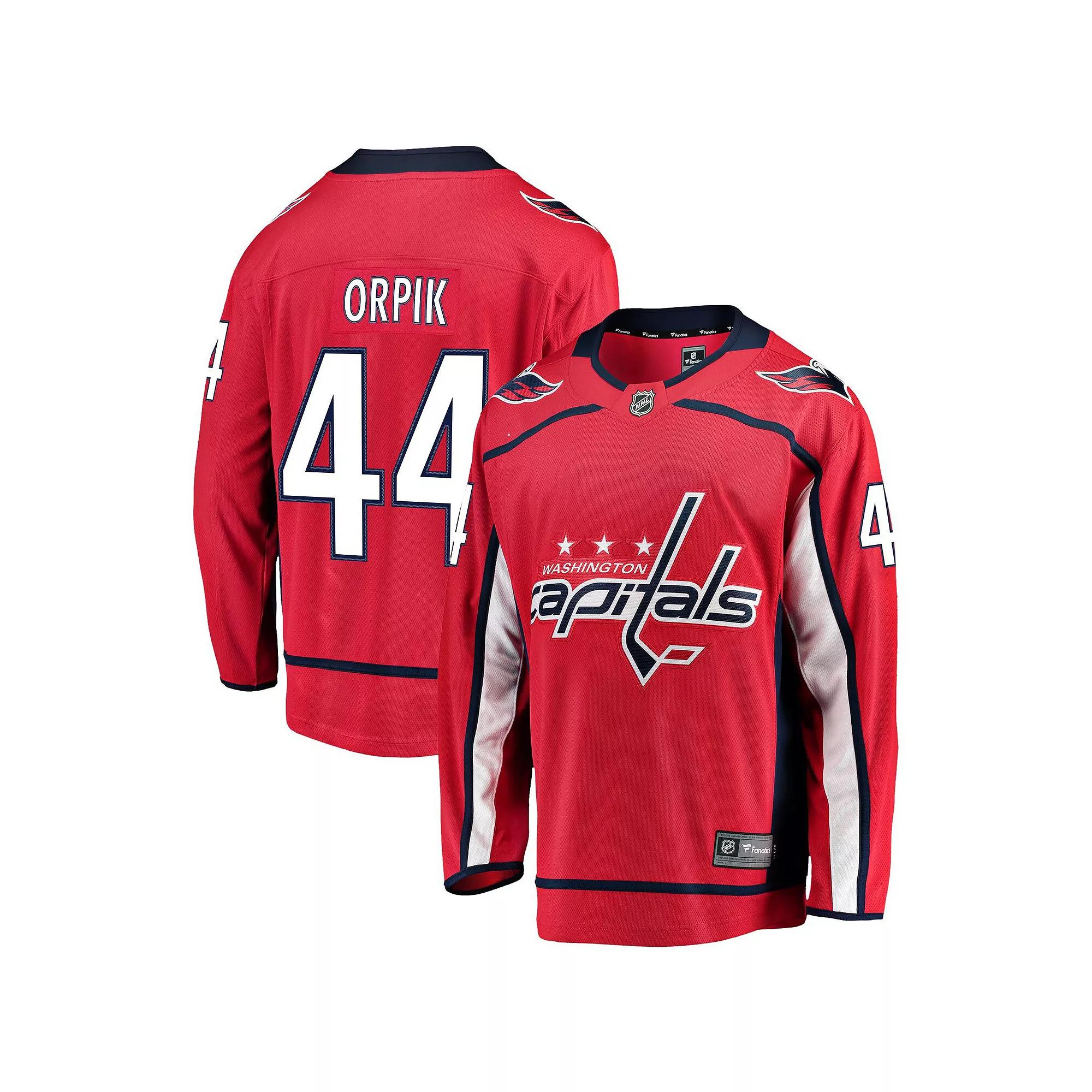 Men's Fanatics Branded Brooks Orpik Red Washington Capitals Breakaway Home Player Jersey, Size: Small Product Image